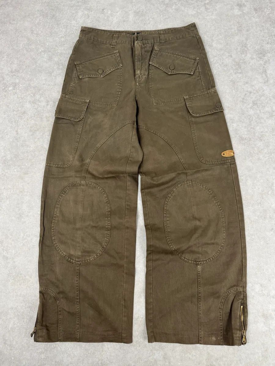 Dolce & Gabbana SS2003 Dolce & Gabbana Olive Combat Large Cargo Pants Size US 30 / EU 46 - 1 Thumbnail