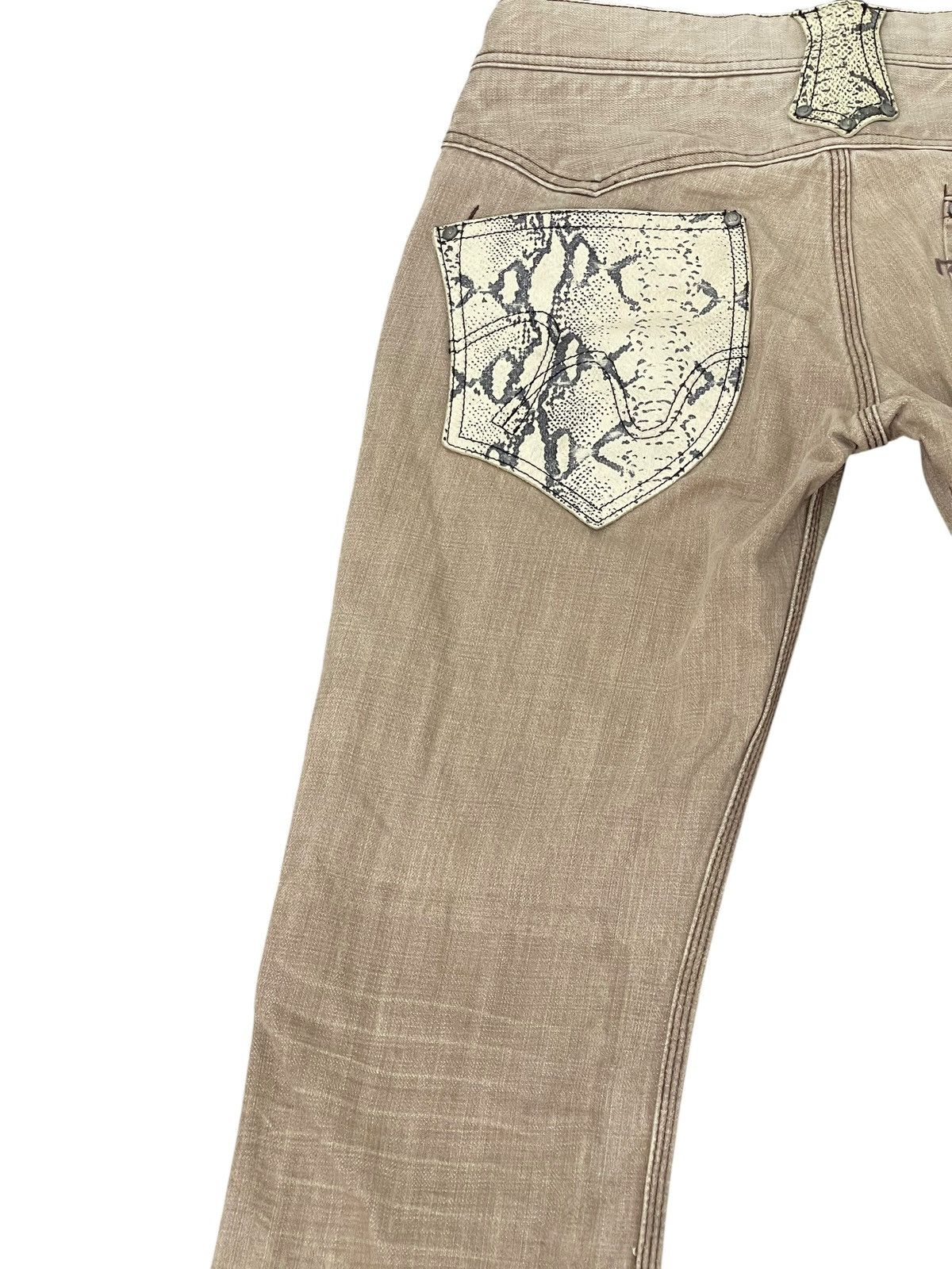 Japanese Brand Slim Jeans Nicole Club Python Gothic 1🟦8 Size US 29 - 8 Thumbnail
