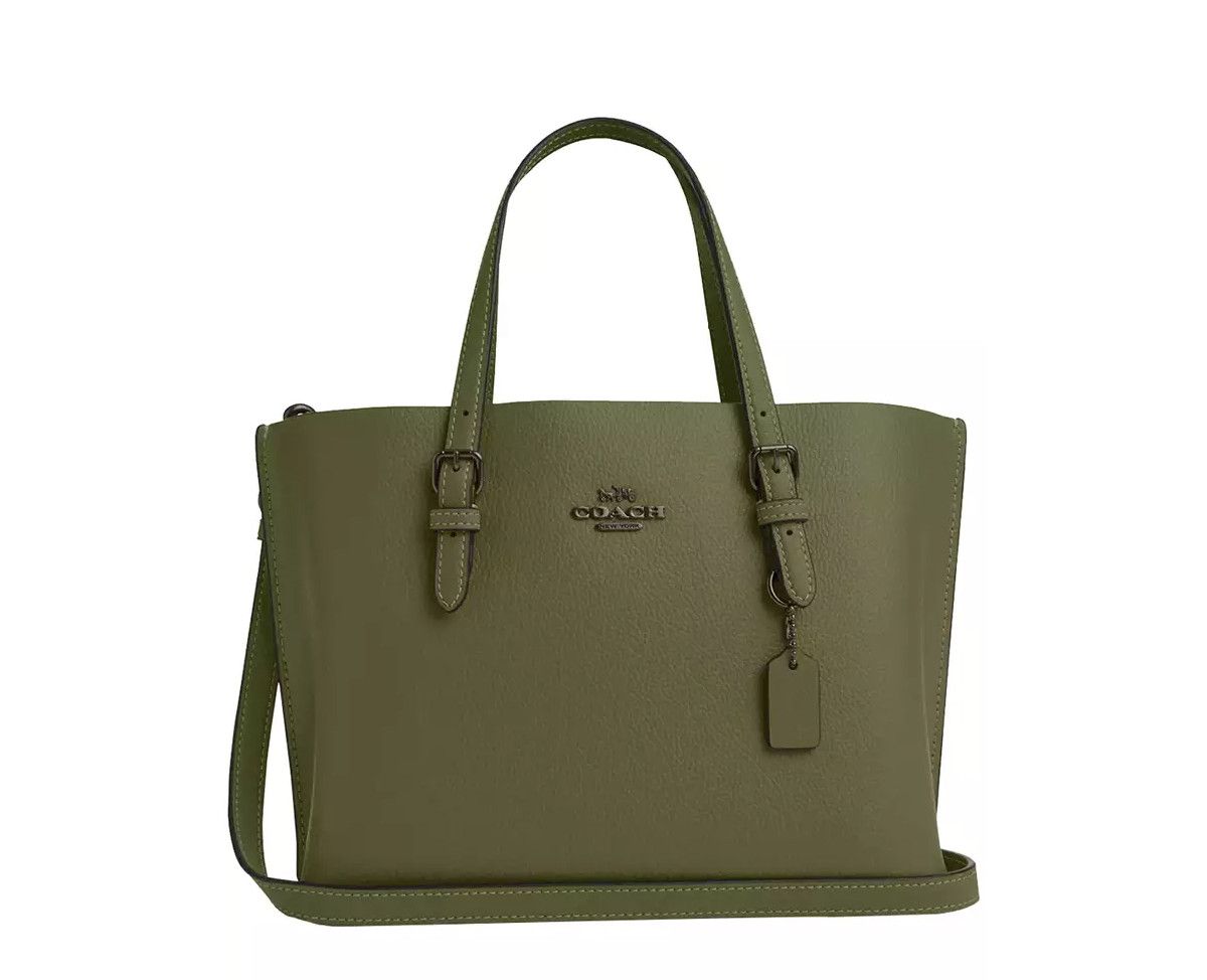 Coach NWT Coach Mollie Tote Bag 25 in Military Green C4084 Size ONE SIZE - 7 Thumbnail
