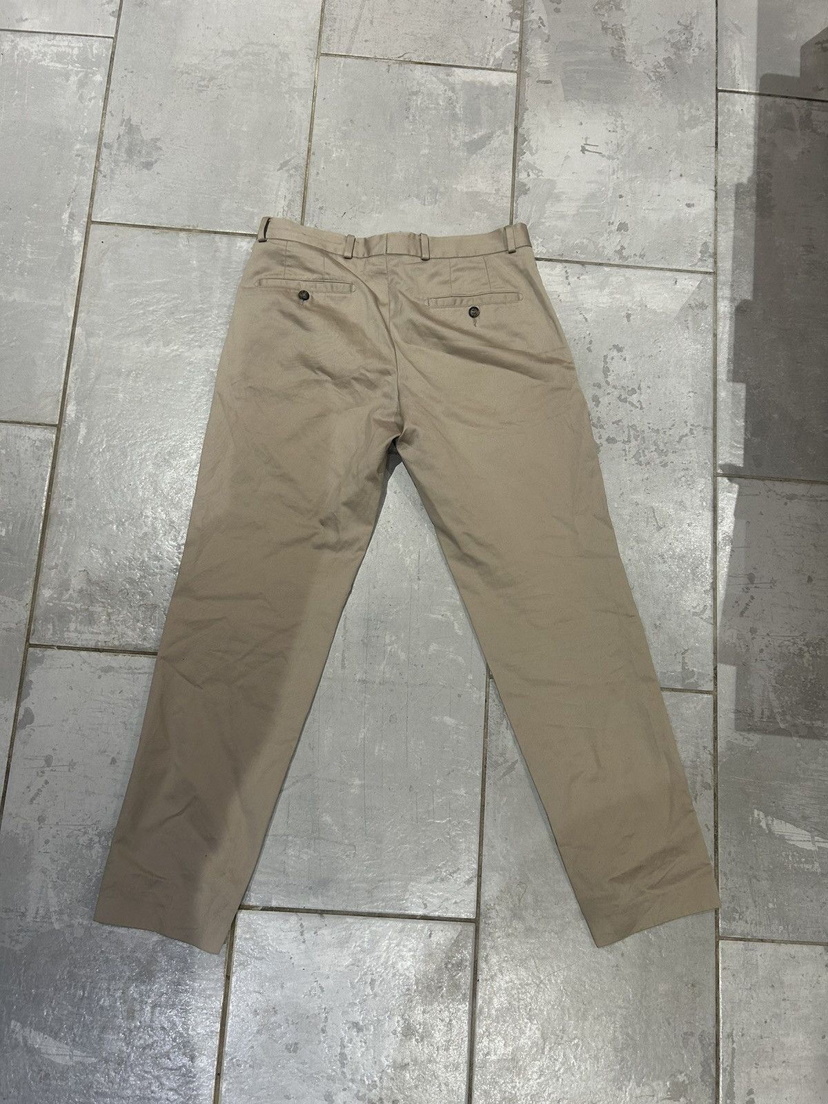 AMI AMI Alexandre Mattiussi Beige Low Waisted Pants Size US 38 / EU 54 - 4 Thumbnail