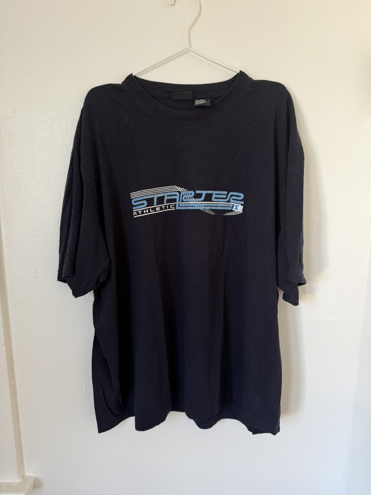 Starter Vintage starter athletic XXL navy blue t shirt Size US XXL / EU 58 / 5 - 1 Thumbnail