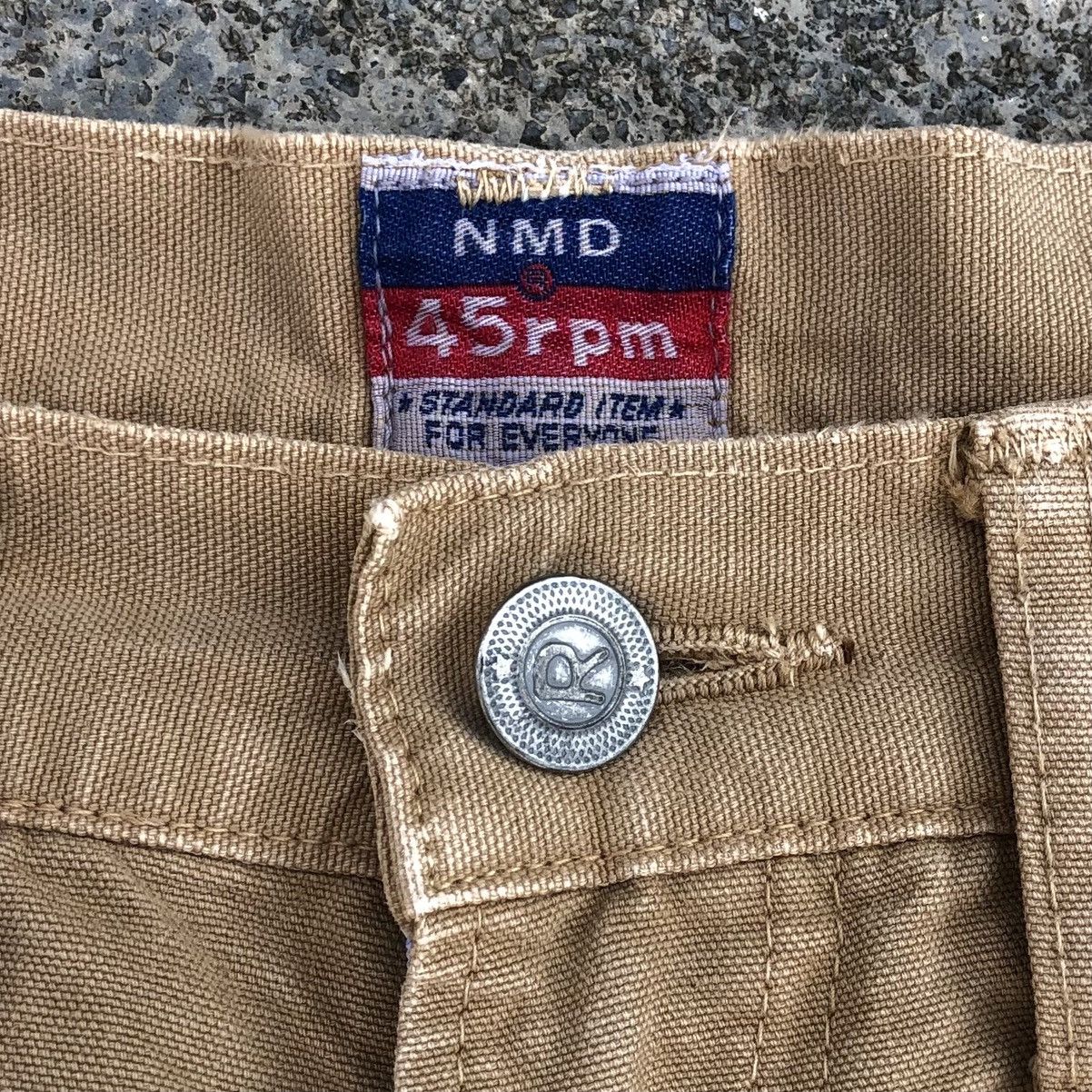 45rpm Vintage 45rpm Denim Straight Leg Jeans Khaki Made in Japan Size US 30 / EU 46 - 8 Thumbnail