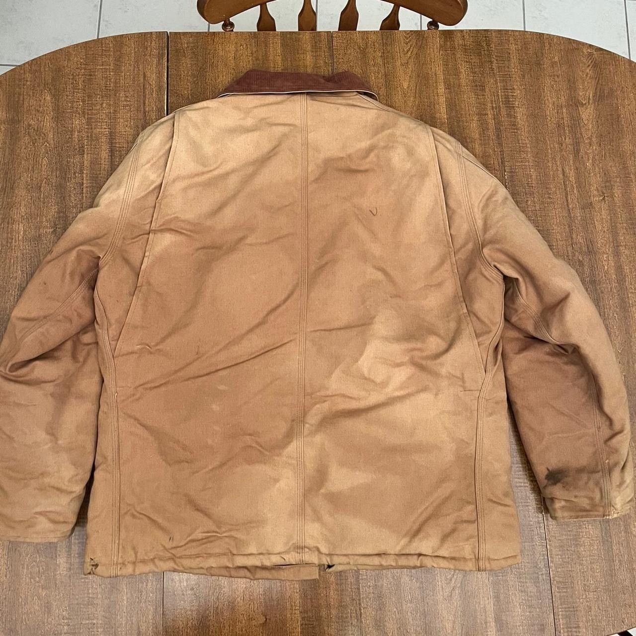 Carhartt 90s Brown Carhartt Arttic Jacket CQ186 / Union MADE Size US L / EU 52-54 / 3 - 6 Thumbnail