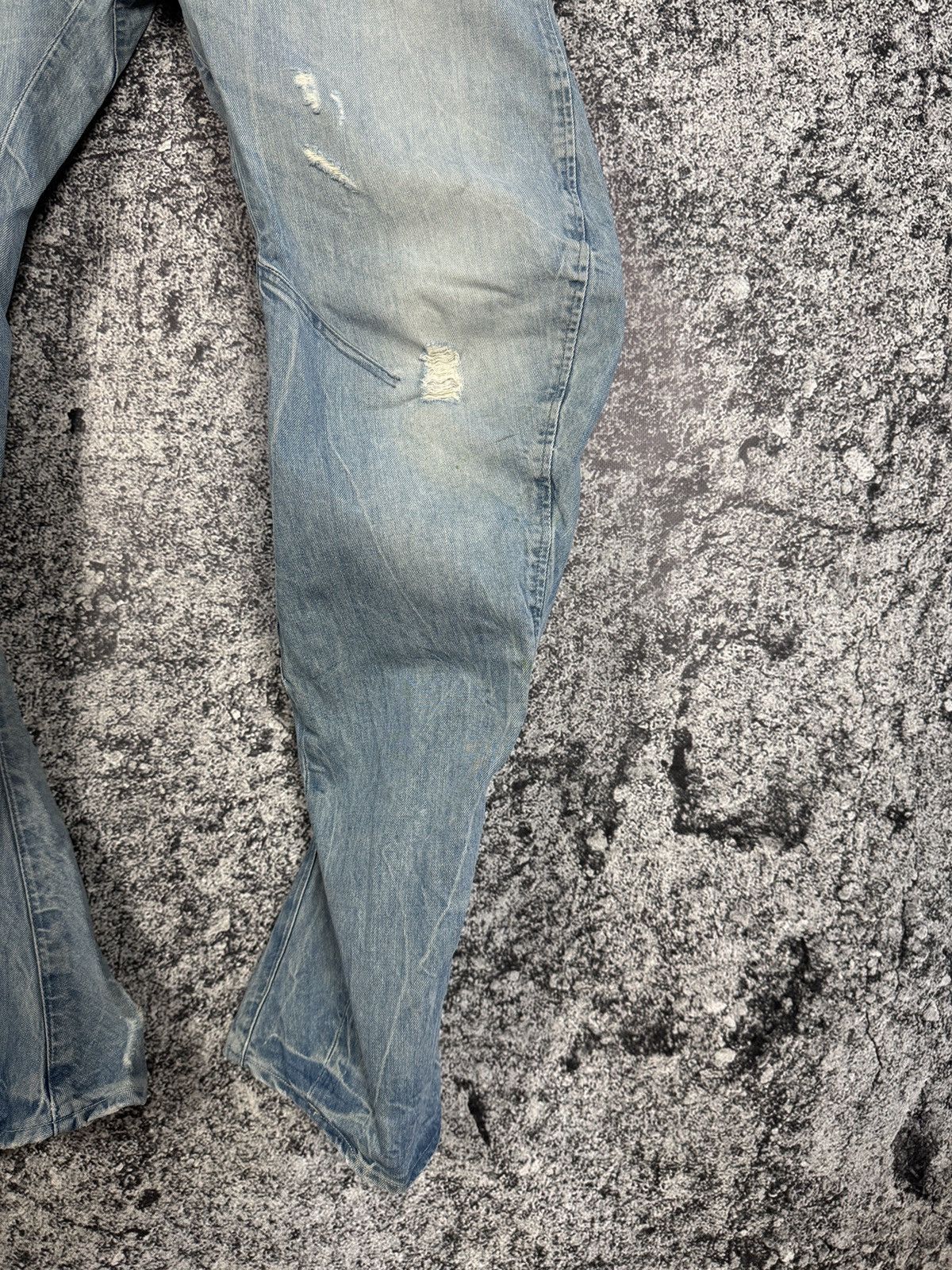 G-Star G-Star RAW Arc 3D Loose Tapered Jeans Distressed Italy Sz 30 Size US 30 / EU 46 - 6 Thumbnail