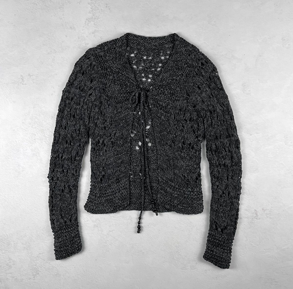 Other RARE Knitted Japanese Avant Garde Y2k Classic Opium Style Size S / US 4 / IT 40 - 1 Thumbnail