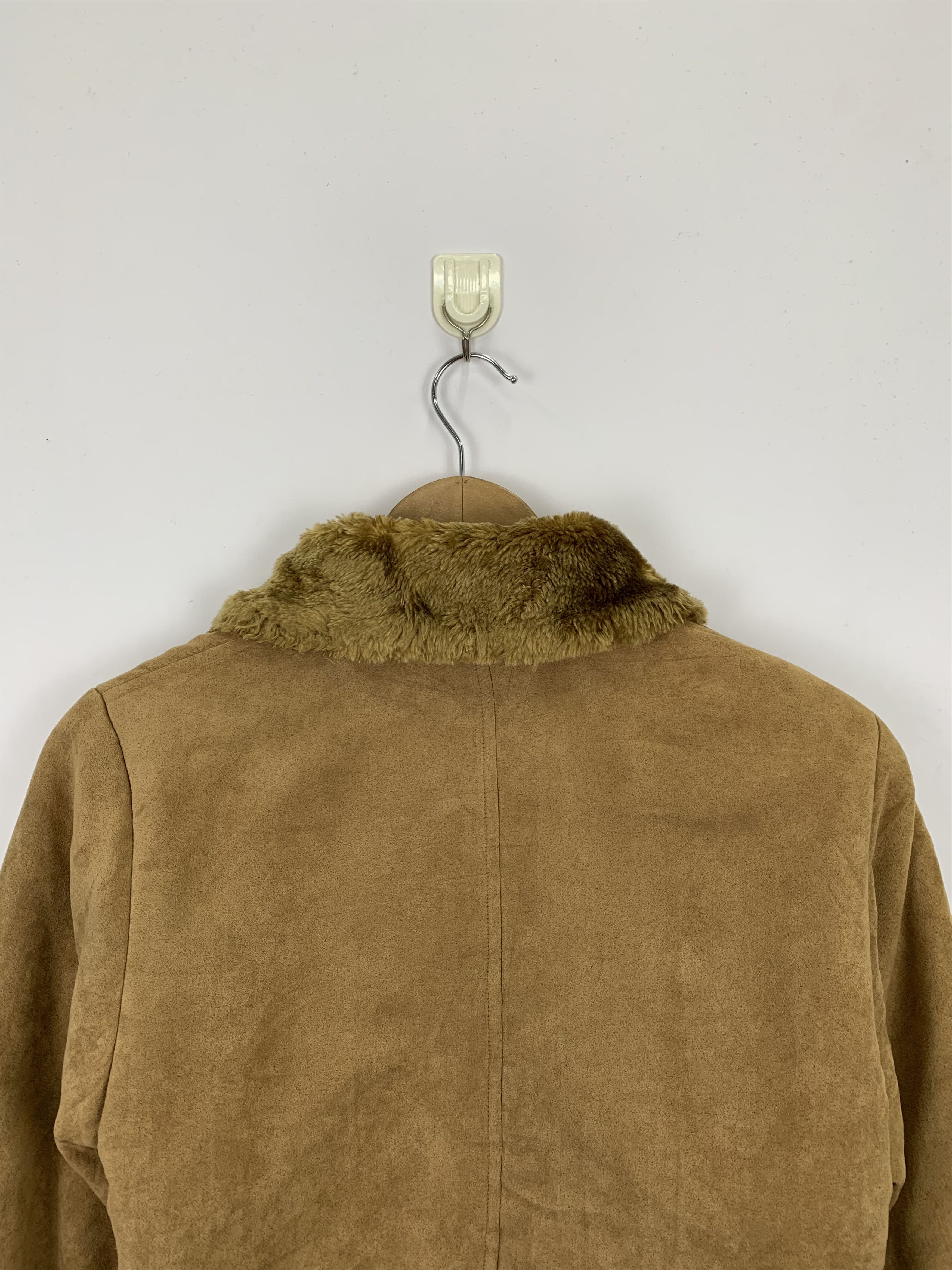 Japanese Brand Vintage 80s Japanese Brand Sherpa Suede Leather Jacket J1044 Size US M / EU 48-50 / 2 - 4 Thumbnail