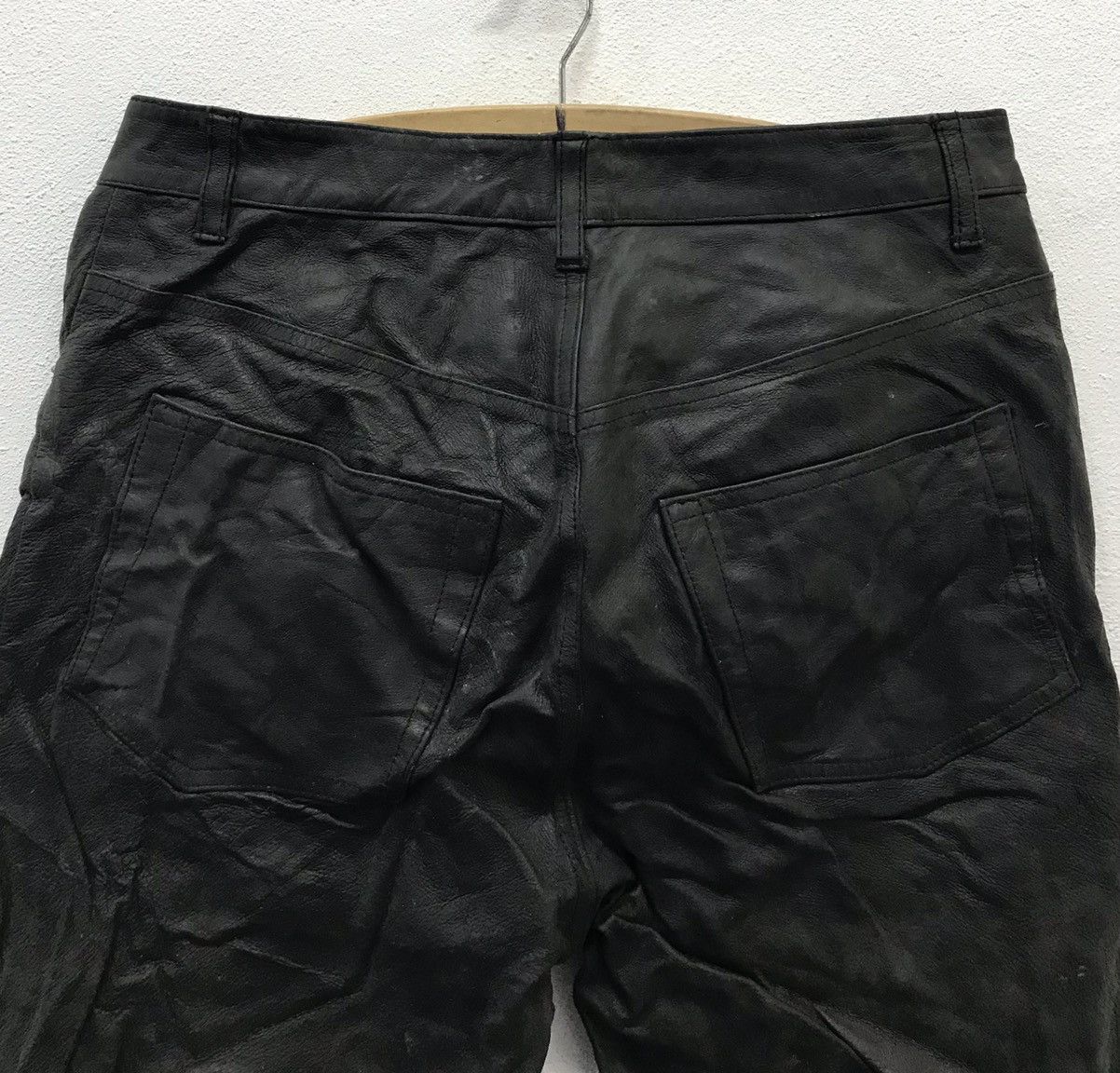 Leather Vintage Dog House Leather Pants Size US 31 - 4 Thumbnail