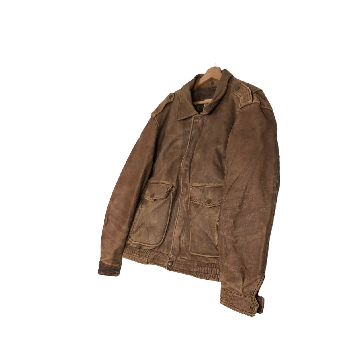 Harley Davidson 🔥80’s Vtg Biker Leather Jacket Harley Davidson USA Size US M / EU 48-50 / 2 - 2 Thumbnail