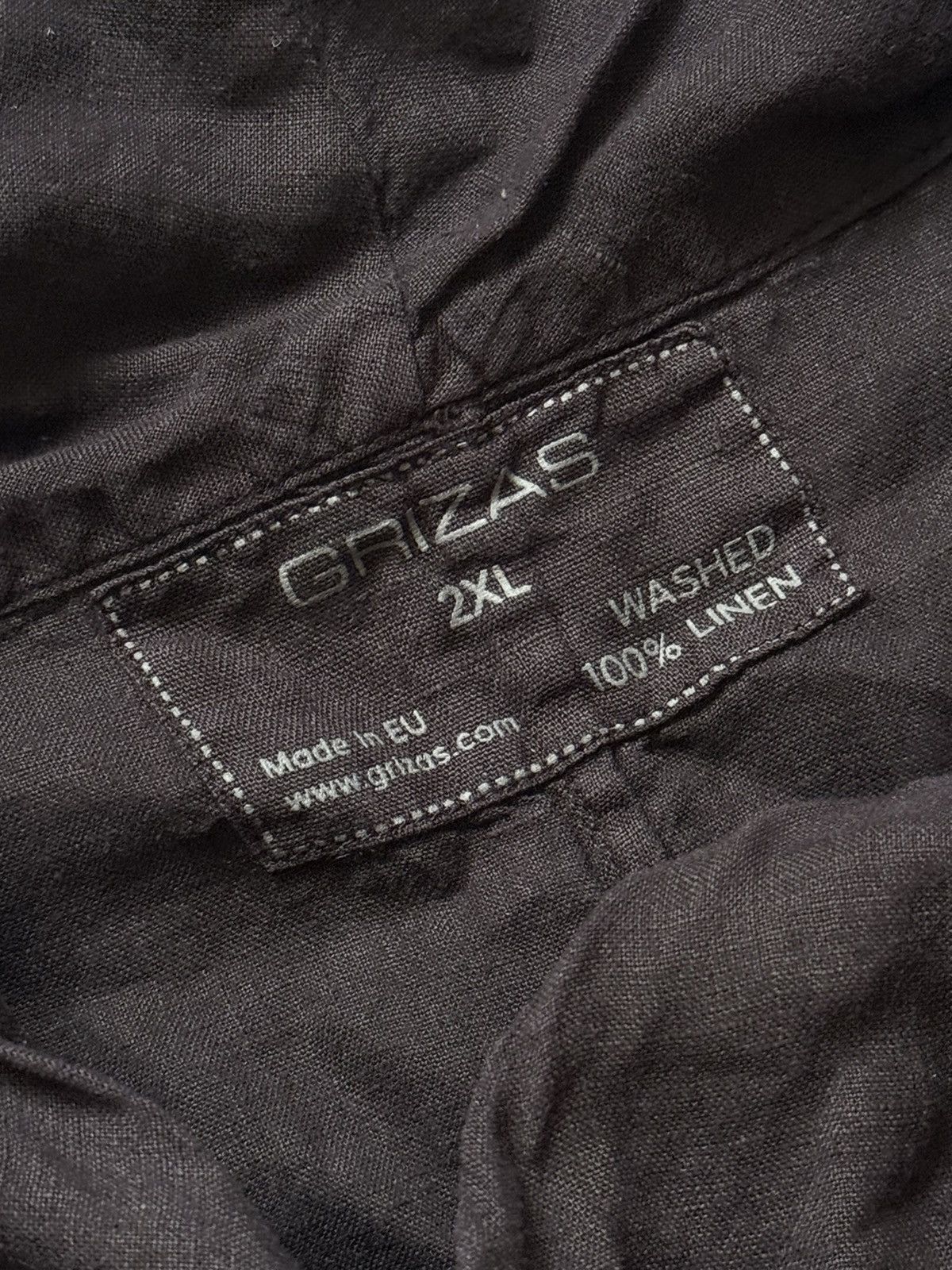 Vintage Grizas 2XL linen purple dark dress sleeveless relaxed Size XXL / US 16-18 / IT 52-54 - 8 Thumbnail