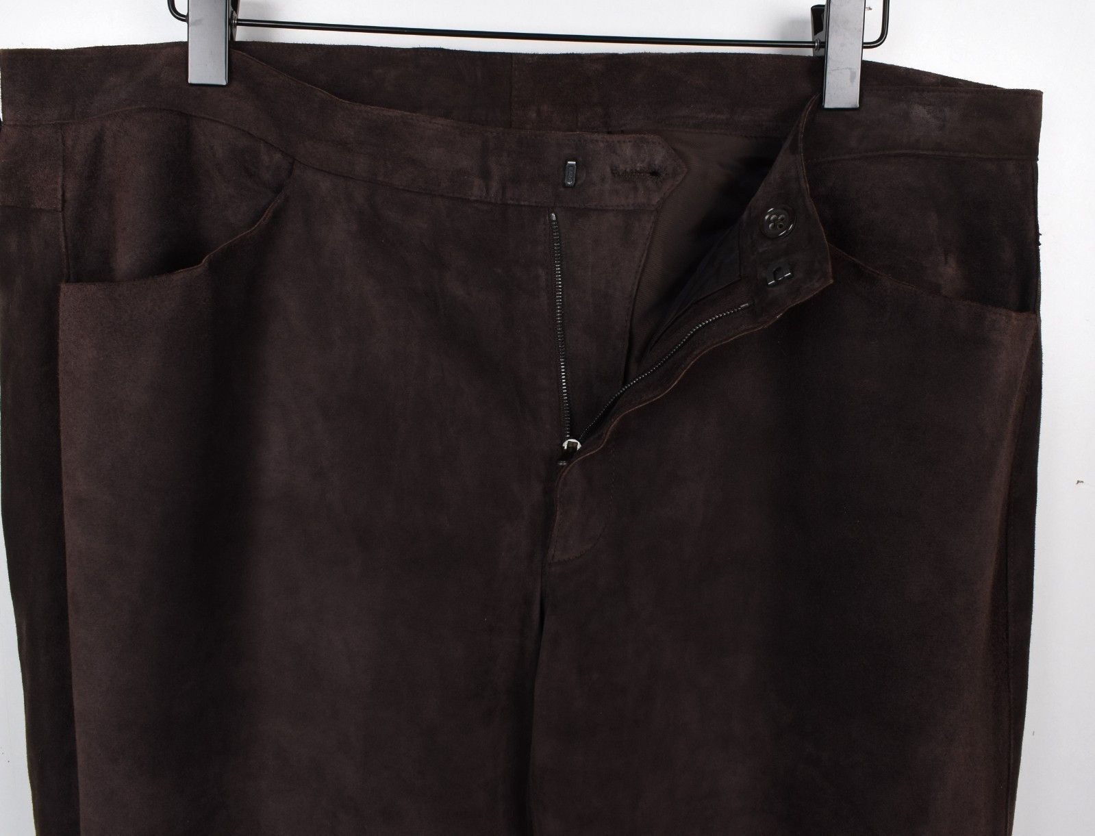 Jil Sander Jil Sander Men Suede Leather Pants by Raf Simons XL. S1624 Size US 36 / EU 52 - 2 Thumbnail