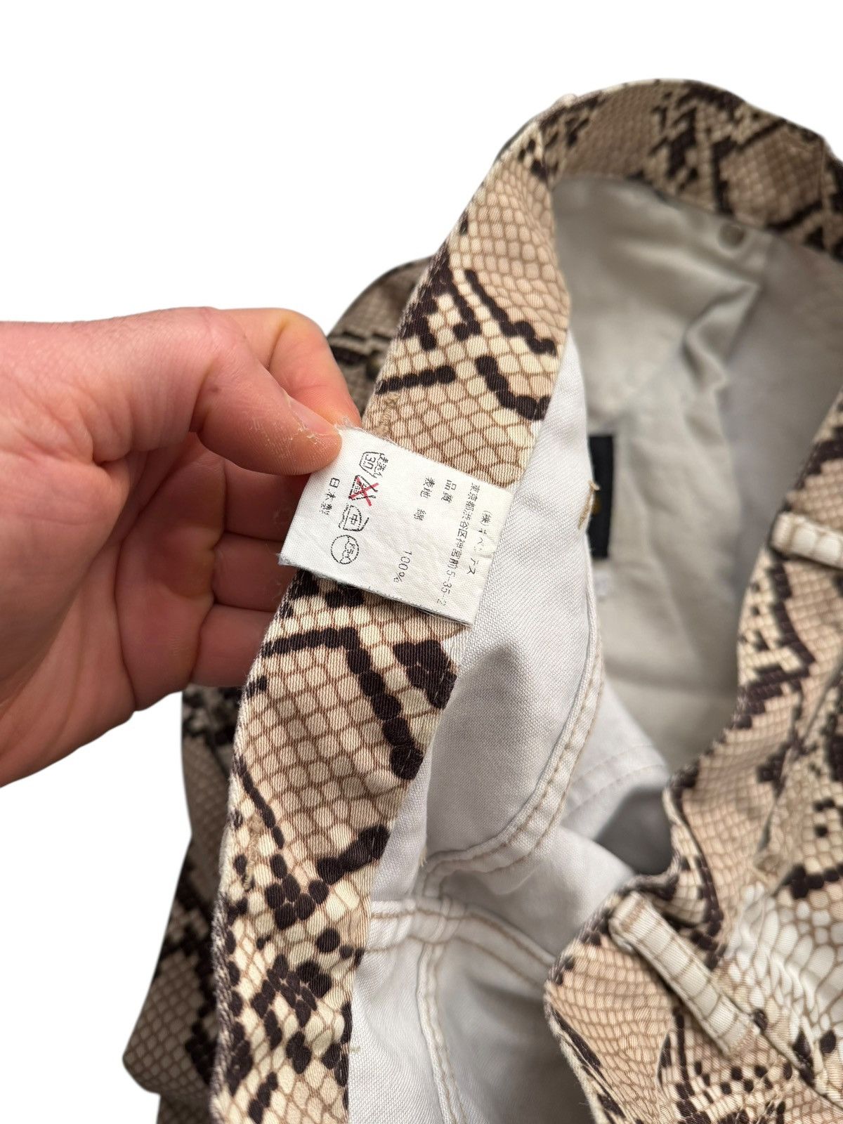 Number (N)ine GRAIL x Needles Snake Print Trouser Size US 32 / EU 48 - 10 Thumbnail