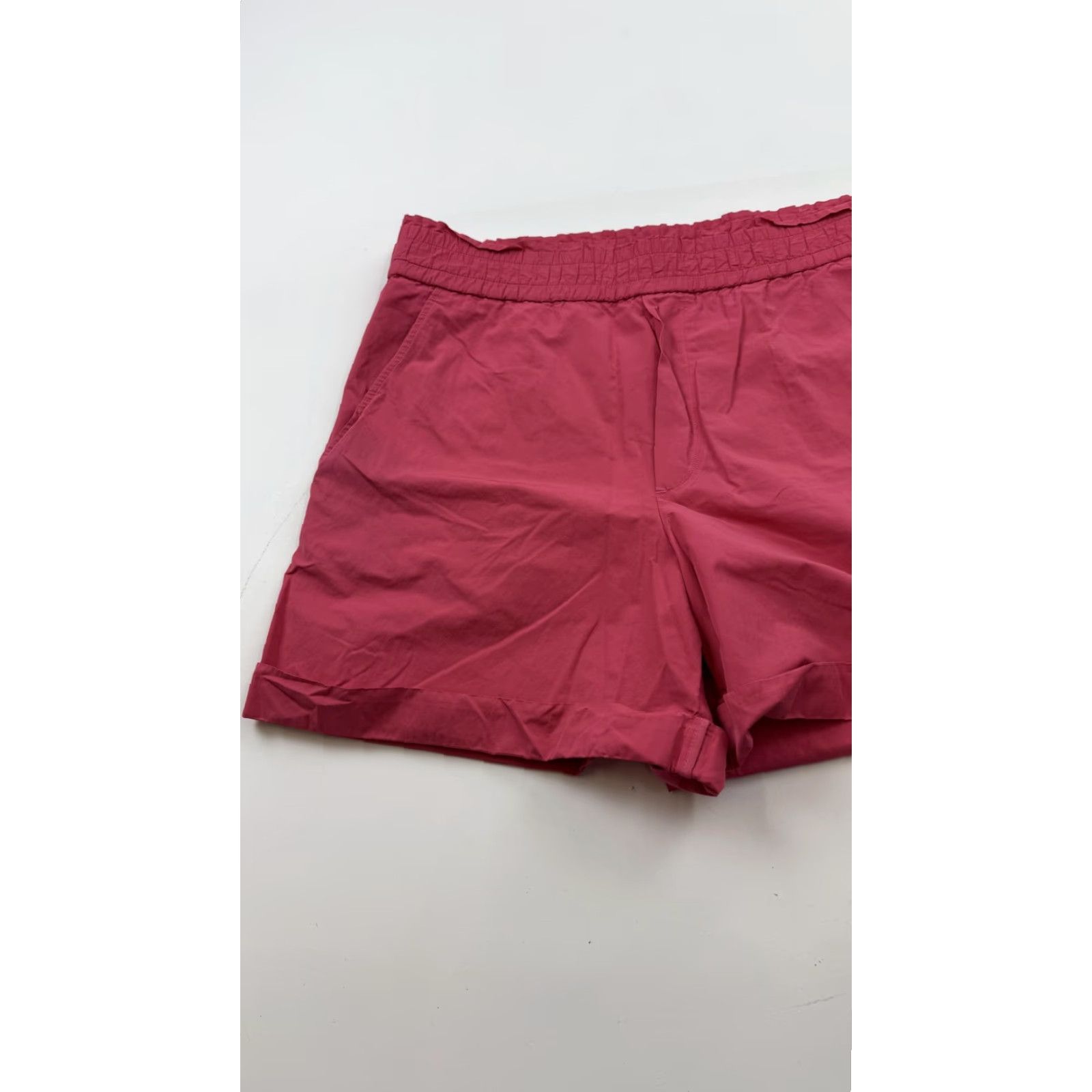 Vintage A.L.C. Shorts Womens Small Elastic Waist Pockets Pull On Casual Summer Pink Size 28" / US 6 / IT 42 - 3 Thumbnail
