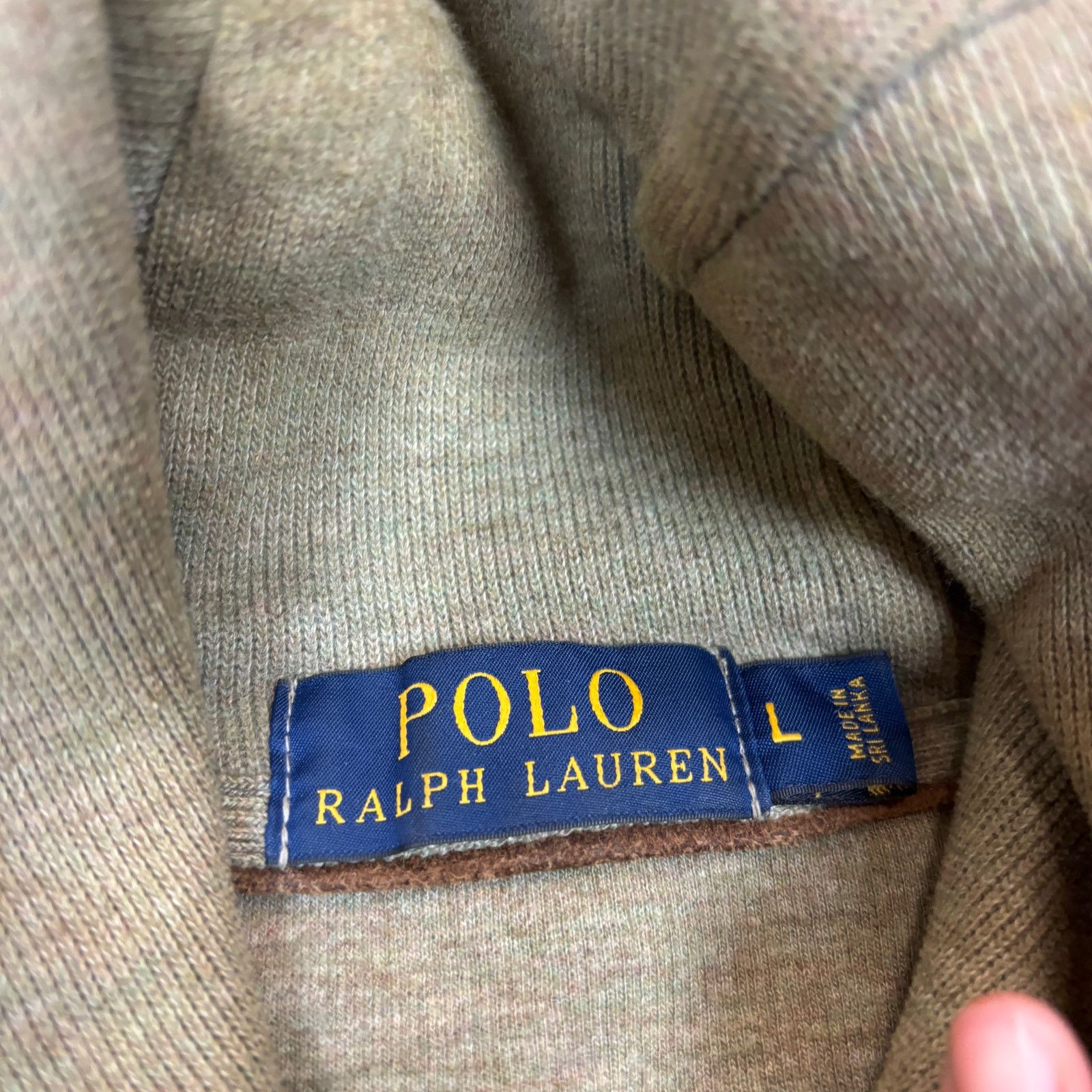 Polo Ralph Lauren Polo Ralph Lauren Shawl Collar Knit Pullover Elbow Pads Lg Size US L / EU 52-54 / 3 - 4 Thumbnail
