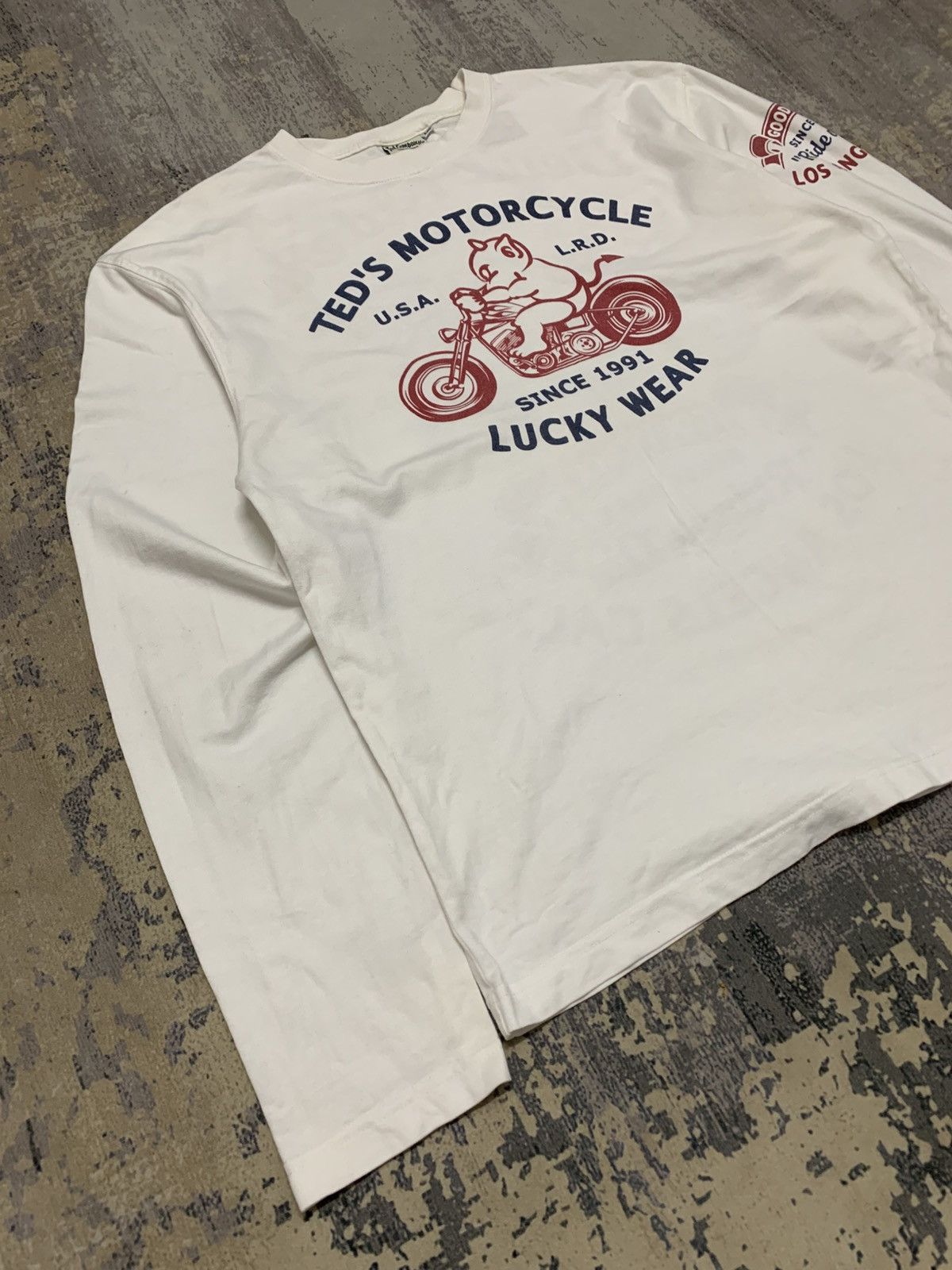 Tedman Vintage 90s Tedman Shirt Red Devil Riders Ride Or Die Size US M / EU 48-50 / 2 - 4 Thumbnail