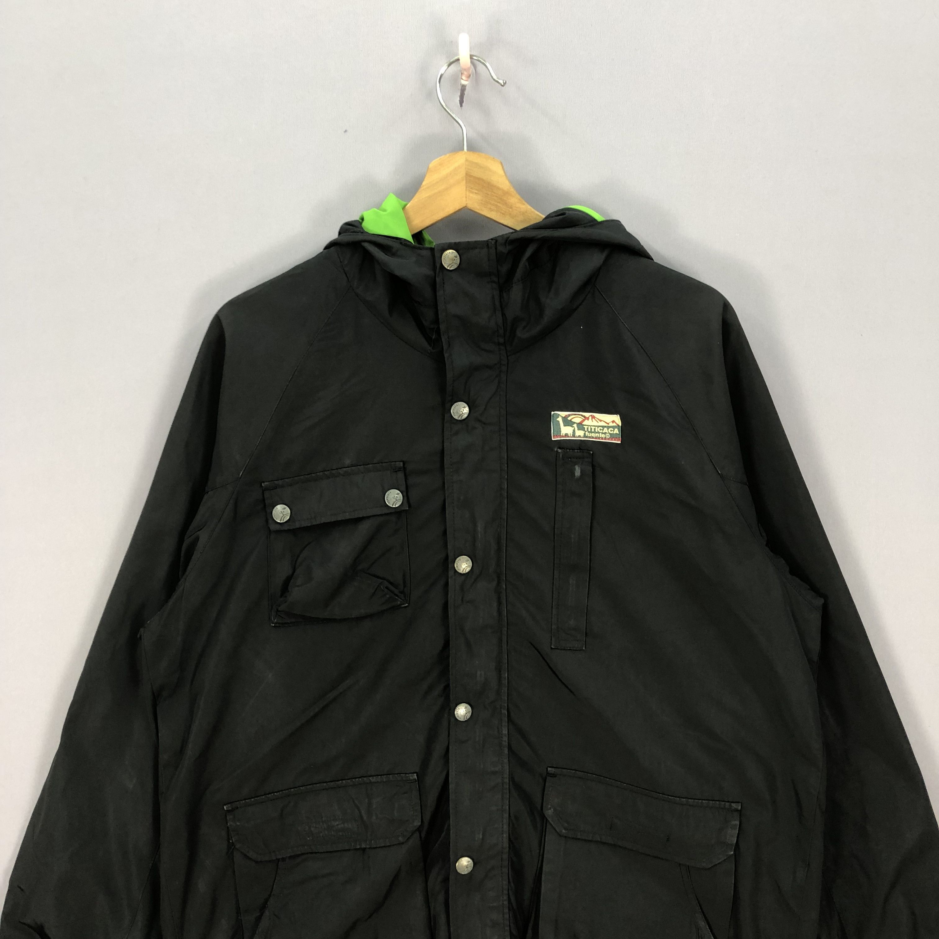 Japanese Brand × Vintage Vintage Titicaca Windbreaker Hoodie Coach Jackets Size US L / EU 52-54 / 3 - 7 Thumbnail