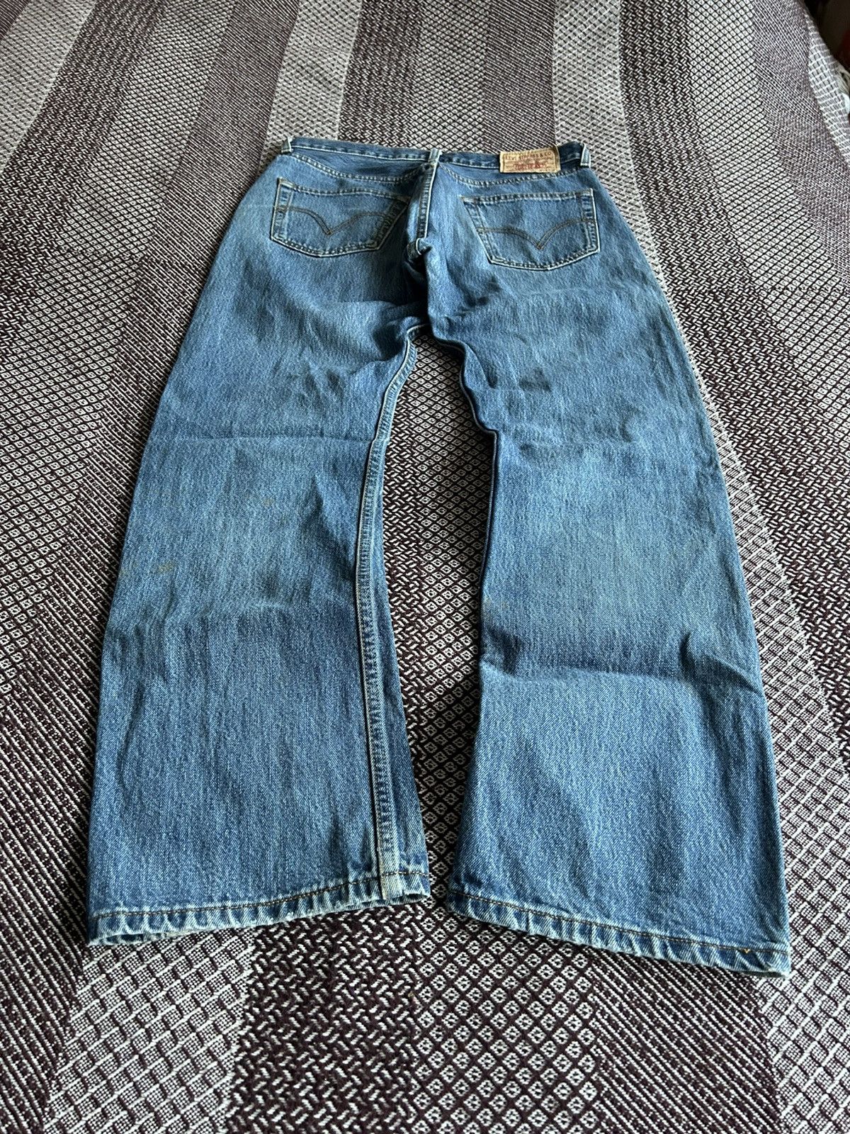 Levi's Vintage Levis 501 Denim Wash Dirty Jeans Streetwear Size W32 Size US 32 / EU 48 - 3 Thumbnail