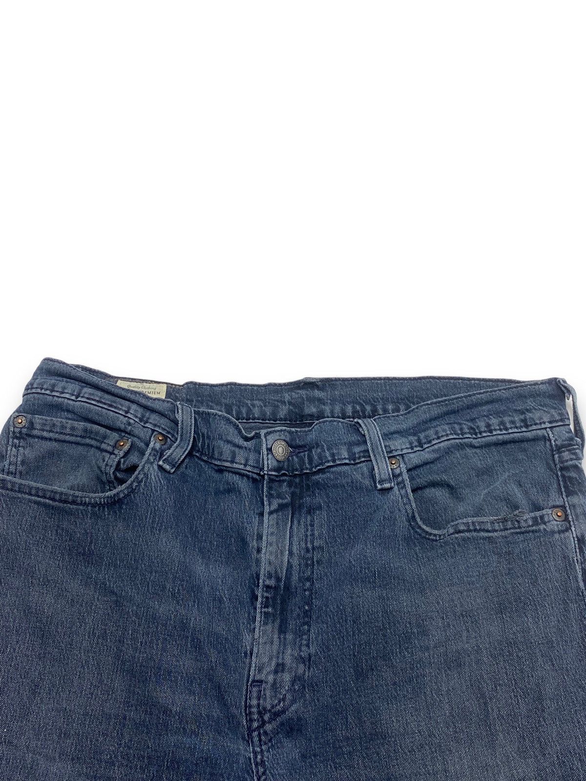 Jean Vintage LEVI'S PREMIUM Blue Navy Wash Jeans Size US 35 - 5 Thumbnail