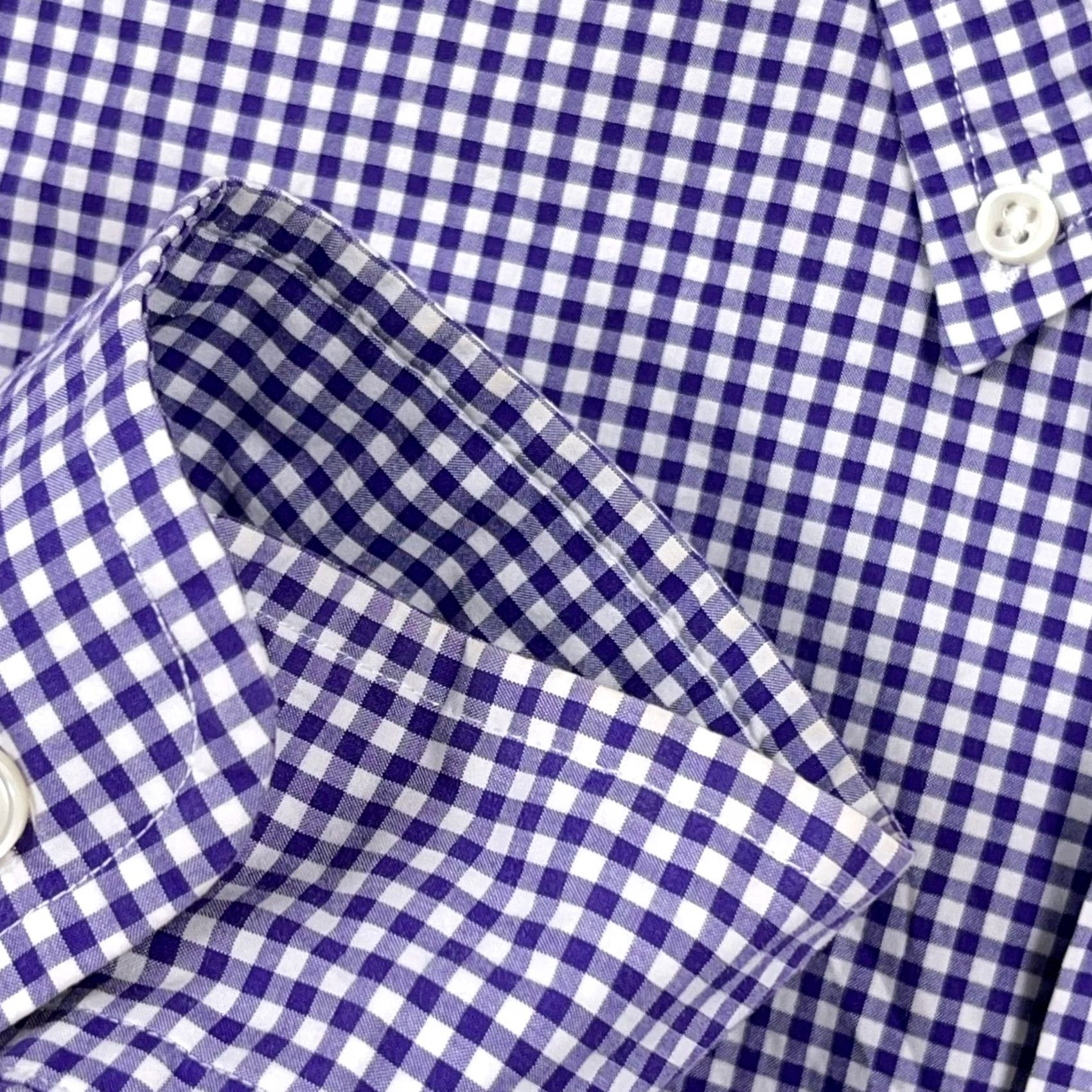Ralph Lauren Ralph Lauren Shirt Men 2XL Purple Orange Check Button Up Slim Fit Poplin Colorful Modern Preppy Mens Size US XXL / EU 58 / 5 - 5 Thumbnail