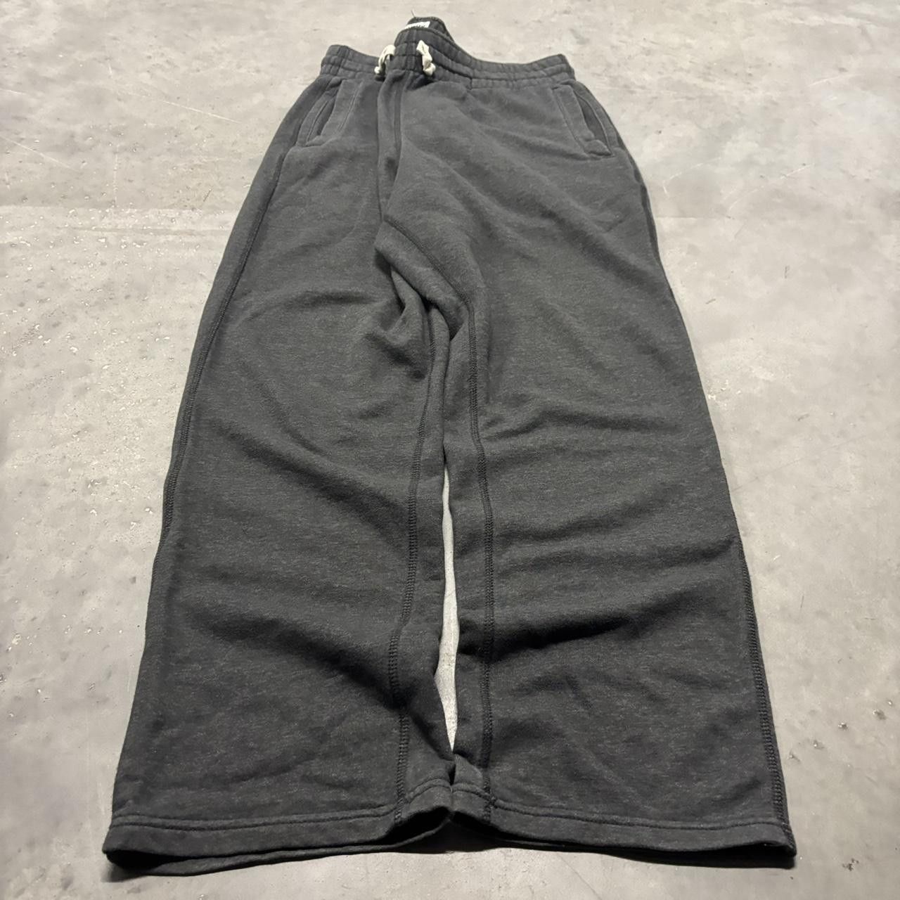 Japanese Brand × Vintage Crazy Vintage Y2K/2000s Dark Grey Skater Essential Sweatpants! Size US 36 / EU 52 - 3 Thumbnail
