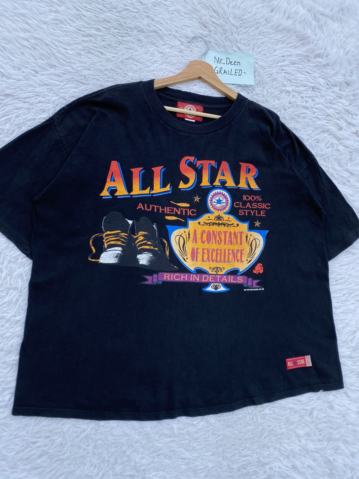 Converse Rare Vintage Converse 1994 All Star Tshirt Size US L / EU 52-54 / 3 - 4 Thumbnail