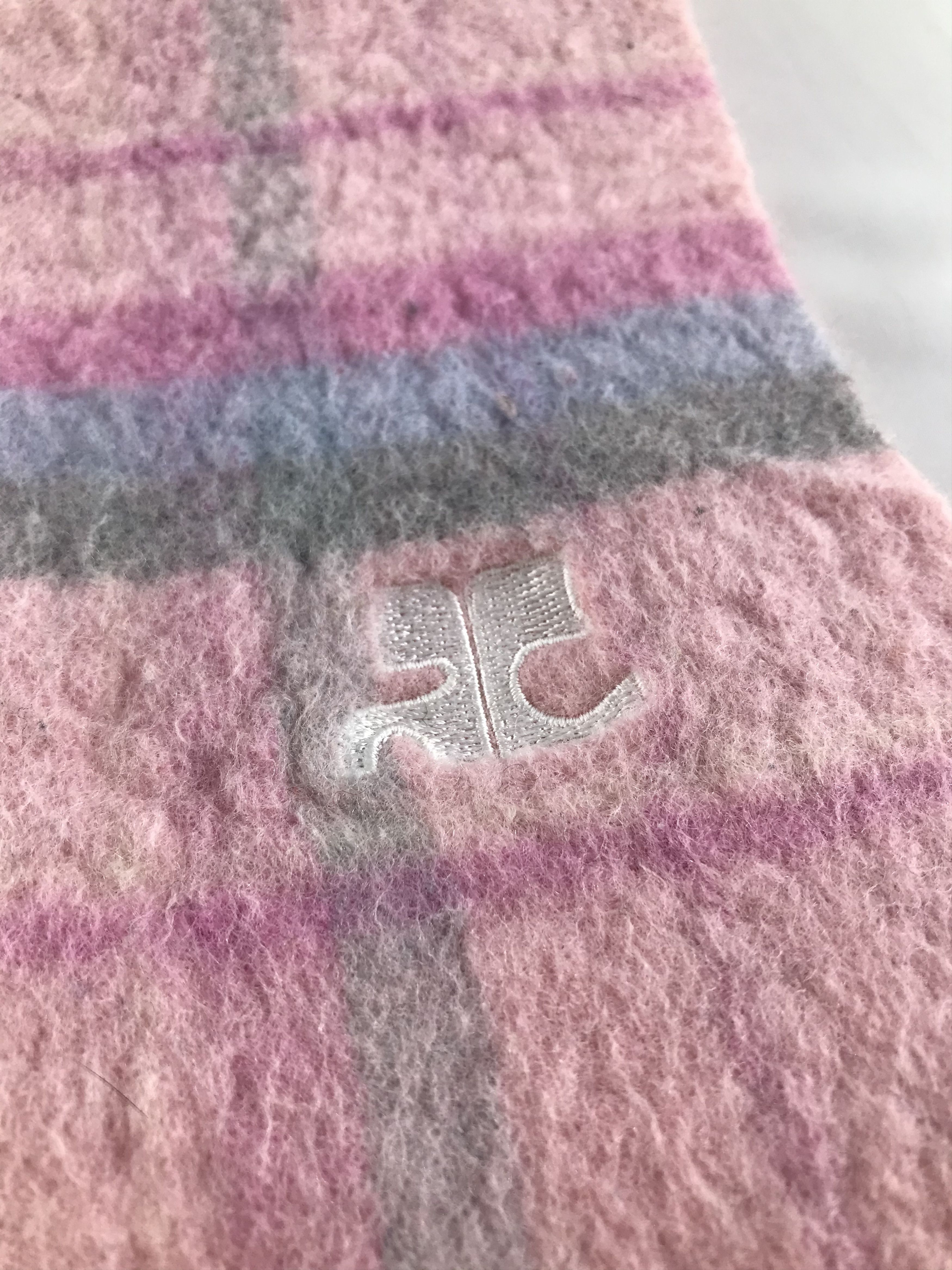 Courreges × Vintage Courreges Homme Scarf / Muffler / Neckwear - WW2234 Size ONE SIZE - 4 Thumbnail