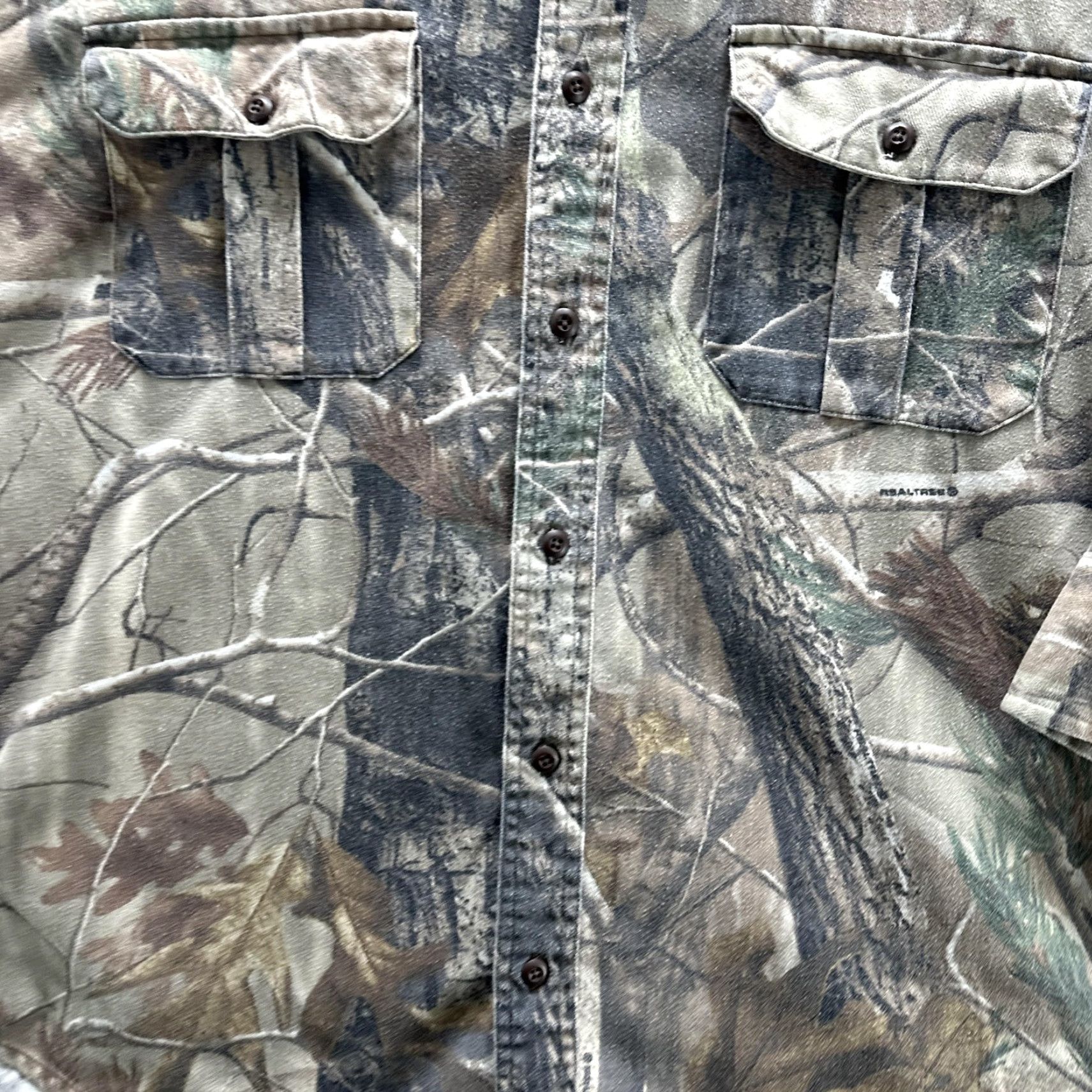 Vintage VINTAGE Cabela's Shirt Mens XL Camouflage Realtree Button Front Flannel Hunting Outdoor Gear Size US XL / EU 56 / 4 - 7 Thumbnail