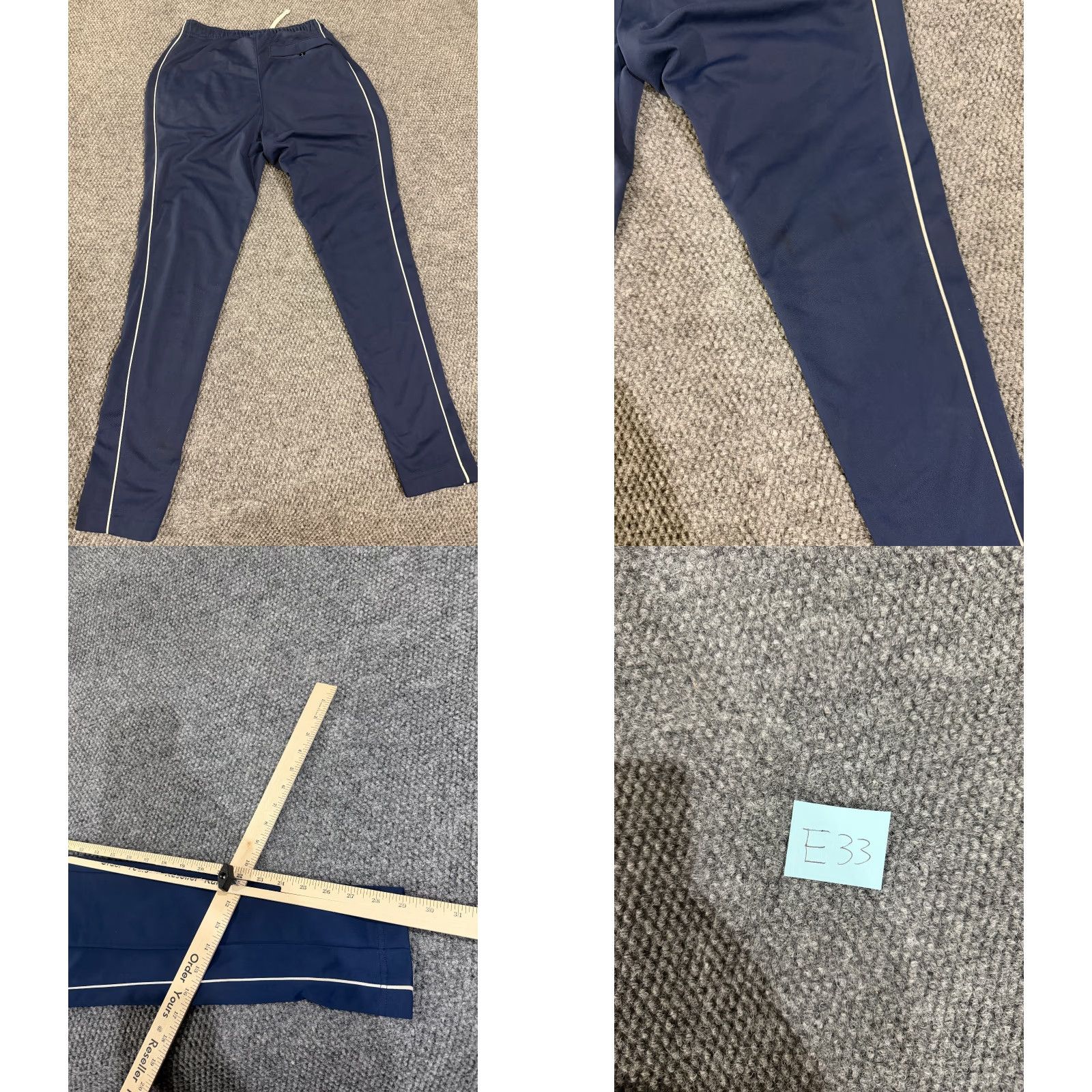Nike Nike Dri-FIT Track Pants Mens S Blue Athletic Joggers Training Running Pants Size US 29 - 8 Thumbnail