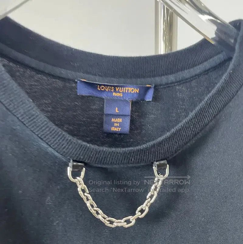 Louis Vuitton Louis Vuitton Black Cotton T. Size L / US 10 / IT 46 - 3 Thumbnail