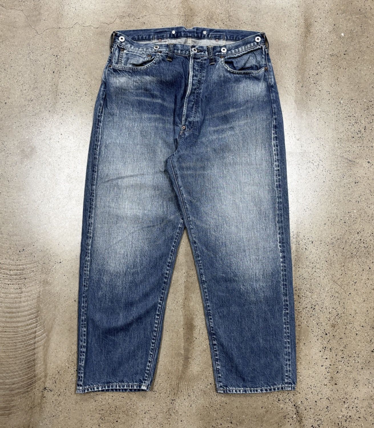 A.PRESSE A.PRESSE 25AW No.22 Washed Wide Denim Pants Size US 34 / EU 50 - 1 Thumbnail