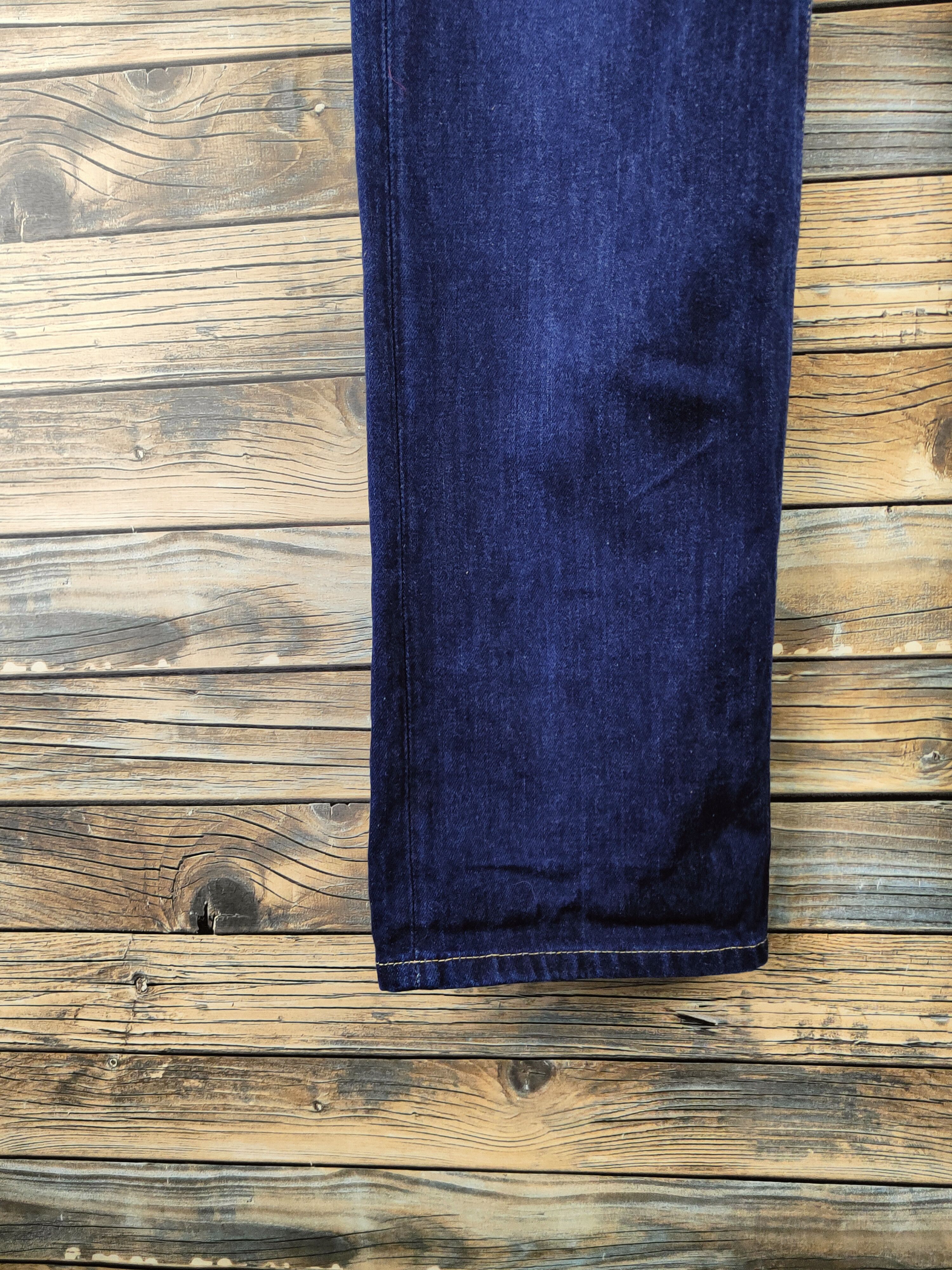 Levi's 502 Levi's Dark Blue selvage denim Jeans #S2888 Size US 34 / EU 50 - 4 Thumbnail