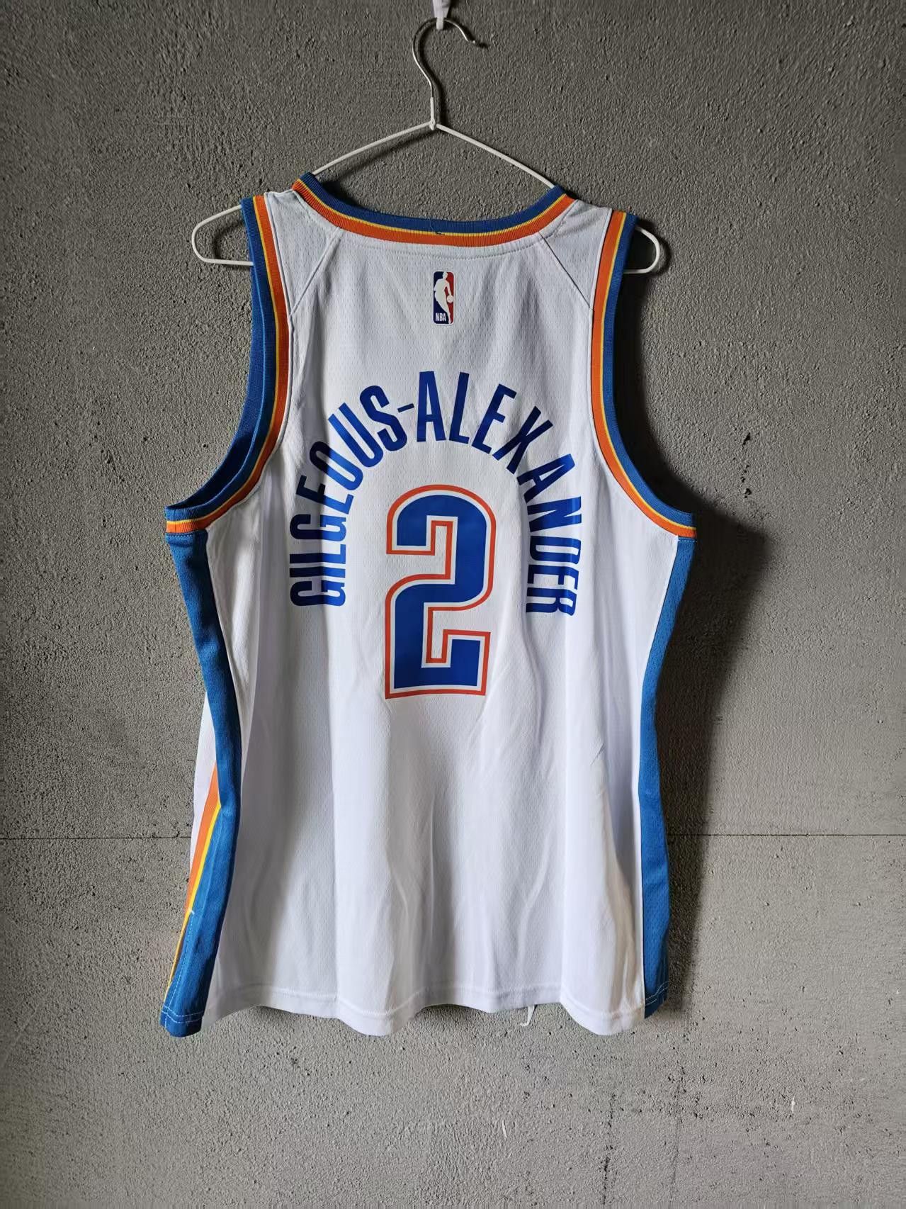 NBA Oklahoma City Thunder 2 Shai Gilgeous-Alexander Jersey White Size US S / EU 44-46 / 1 - 1 Thumbnail