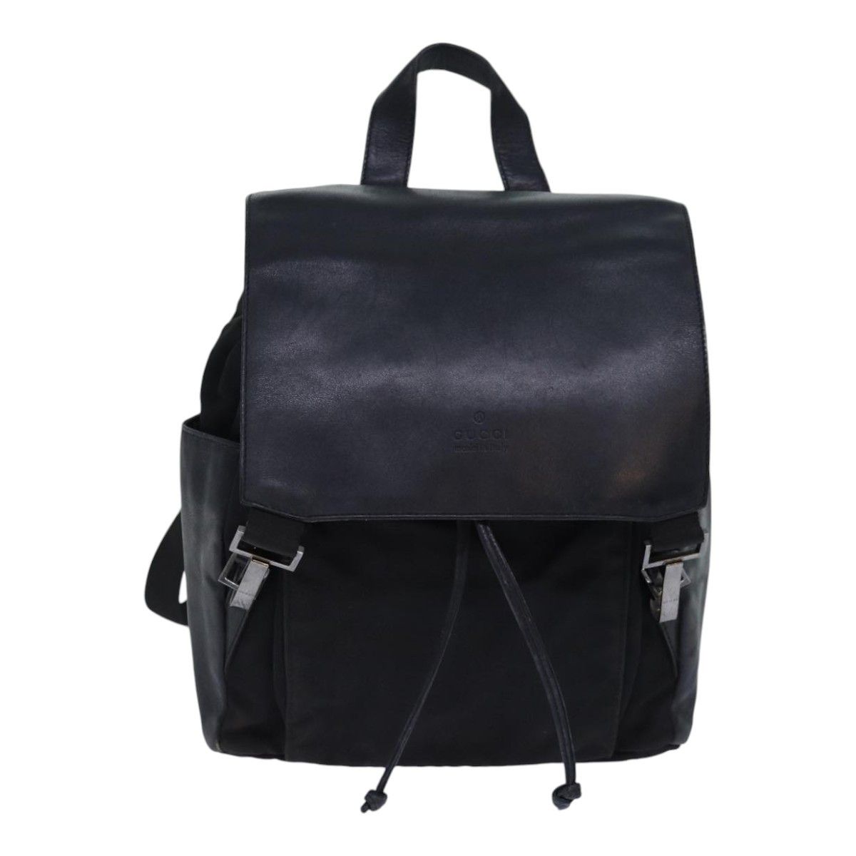 Gucci Black Synthetic Backpack Bag (Pre-Owned) Size ONE SIZE - 1 Thumbnail