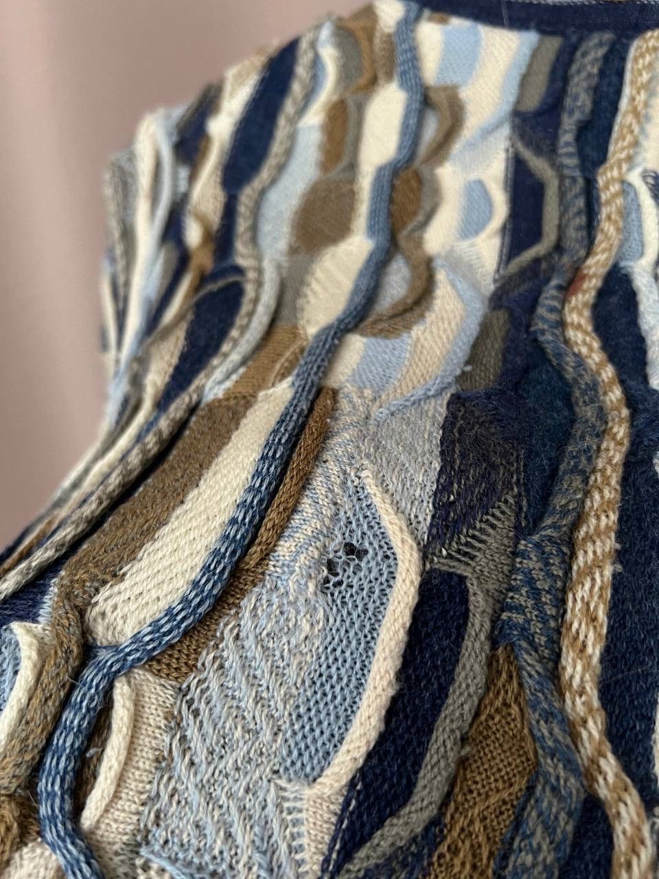 Coogi Limnos 3D Knit Coogi Style Cardigan Sweater Men M Wool Size US M / EU 48-50 / 2 - 19 Thumbnail