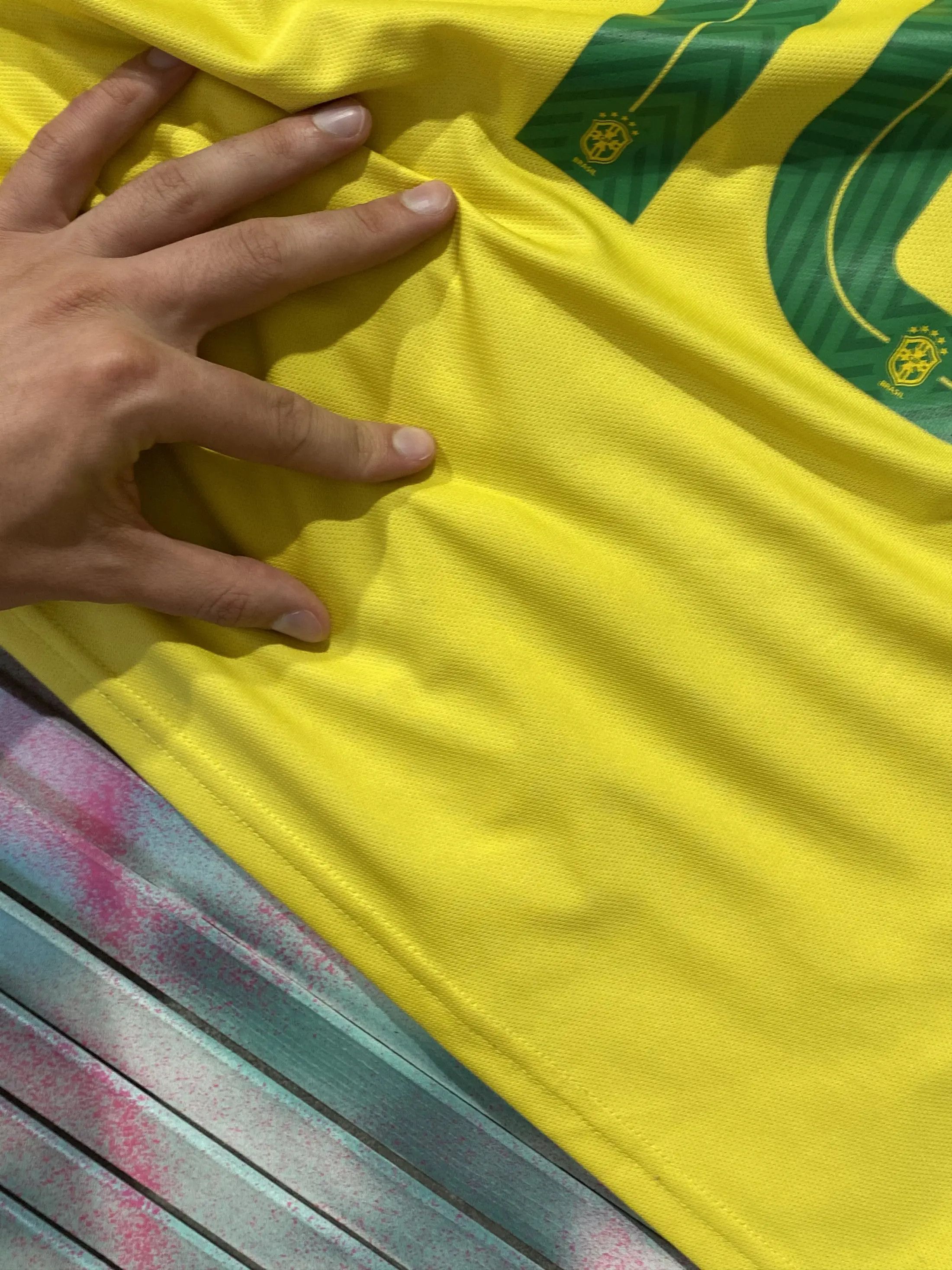 Vintage Vintage Y2K Brasil #10 Soccer Jersey Size US S / EU 44-46 / 1 - 8 Thumbnail