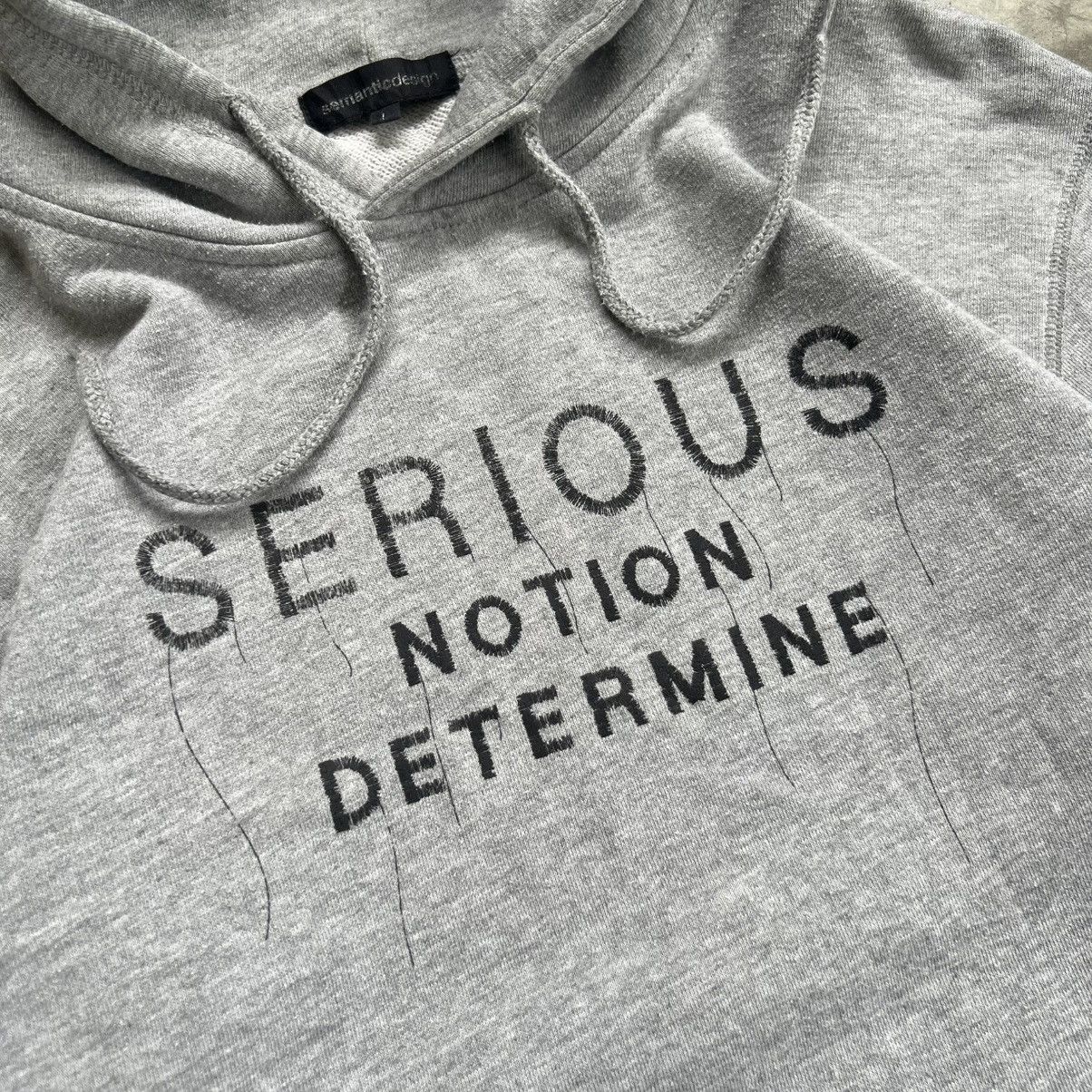 Hysteric Glamour 2000s Semanticdesign Poem Serious Hoodie Size US L / EU 52-54 / 3 - 3 Thumbnail