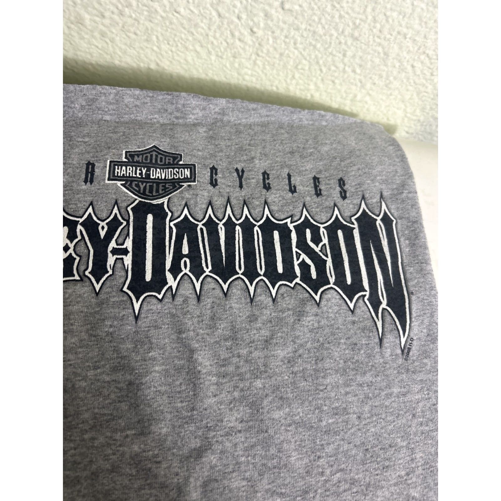 Harley Davidson Harley-Davidson Cutout From T-Shirt Gray 13x13 2008 Mens One Size Regular Shirt Size US M / EU 48-50 / 2 - 3 Thumbnail