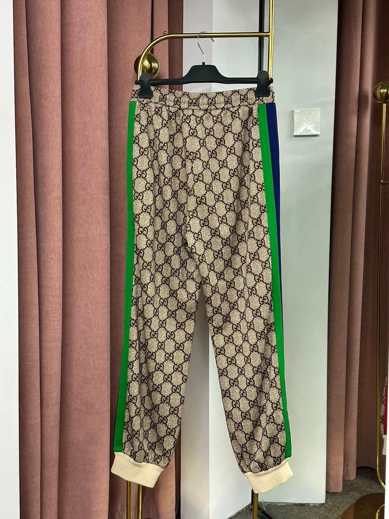 Gucci Gucci SizeM Full logo old flower trousers casual trousers Size US 28 / EU 44 - 3 Thumbnail