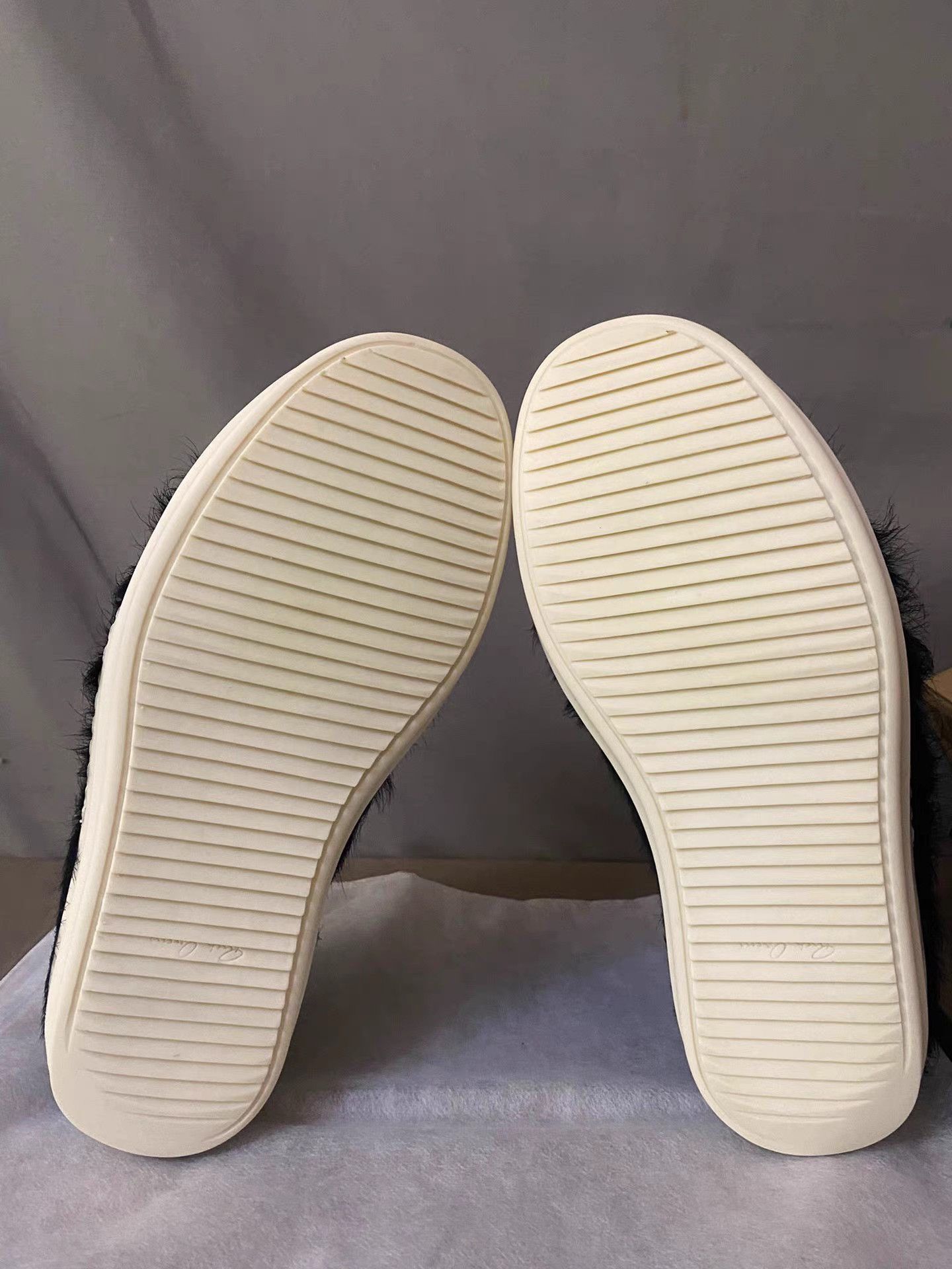 Rick Owens Rick Owens Pony Hair Low Top Sneakers Size US 7 / EU 40 - 5 Thumbnail