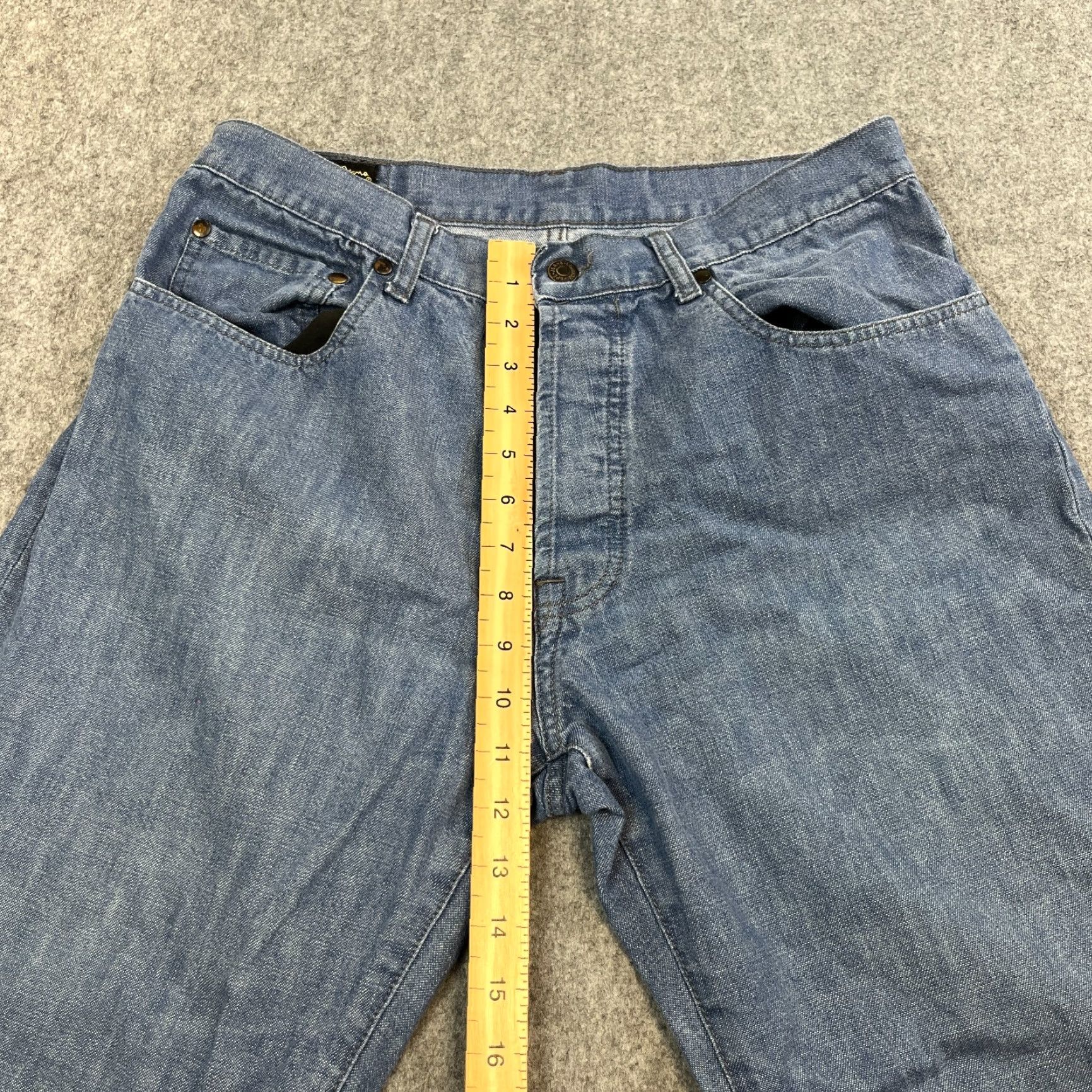Pepe Jeans PEPE Jeans Jeans Relaxed Straight 32 32 Medium Wash Vintage Neppy Denim Mens Size 32 Blue Cotton 5-Pocket Mens Jeans Size US 32 / EU 48 - 5 Thumbnail