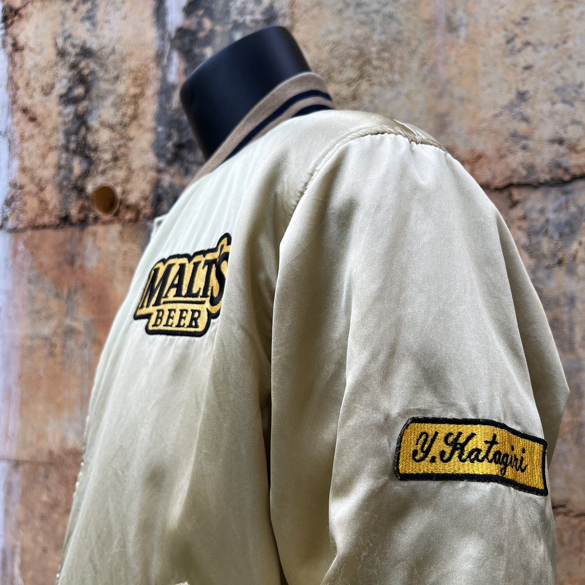 Vintage Vintage Malts Reversible Varsity Jacket Spell out Big Logo Size US M / EU 48-50 / 2 - 19 Thumbnail