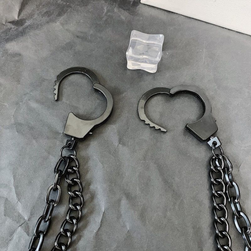 Jewelry BlackHandcuff Waist Chain Size ONE SIZE - 4 Thumbnail