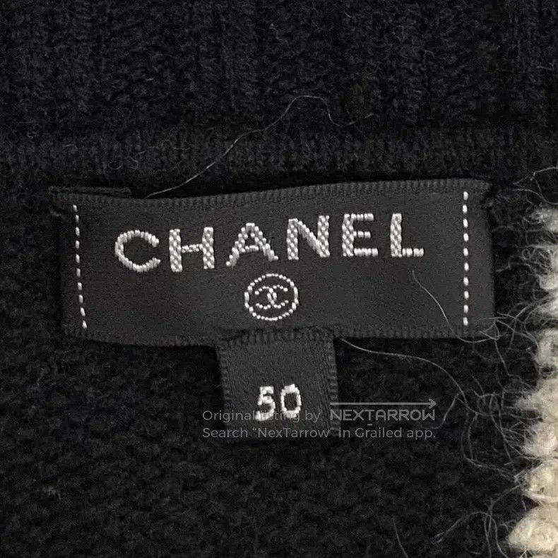 Chanel Chanel Egypt Series Black Geometric Pattern jacquard Cashm Size US M / EU 48-50 / 2 - 6 Thumbnail