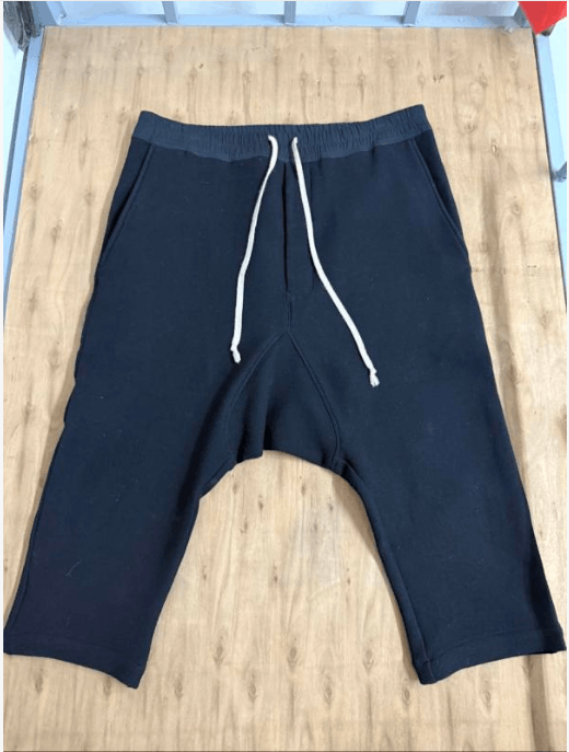 Rick Owens Rick Owens DRKSHDW Black Drawstring Sweatpants Men's M Size US 34 / EU 50 - 4 Thumbnail