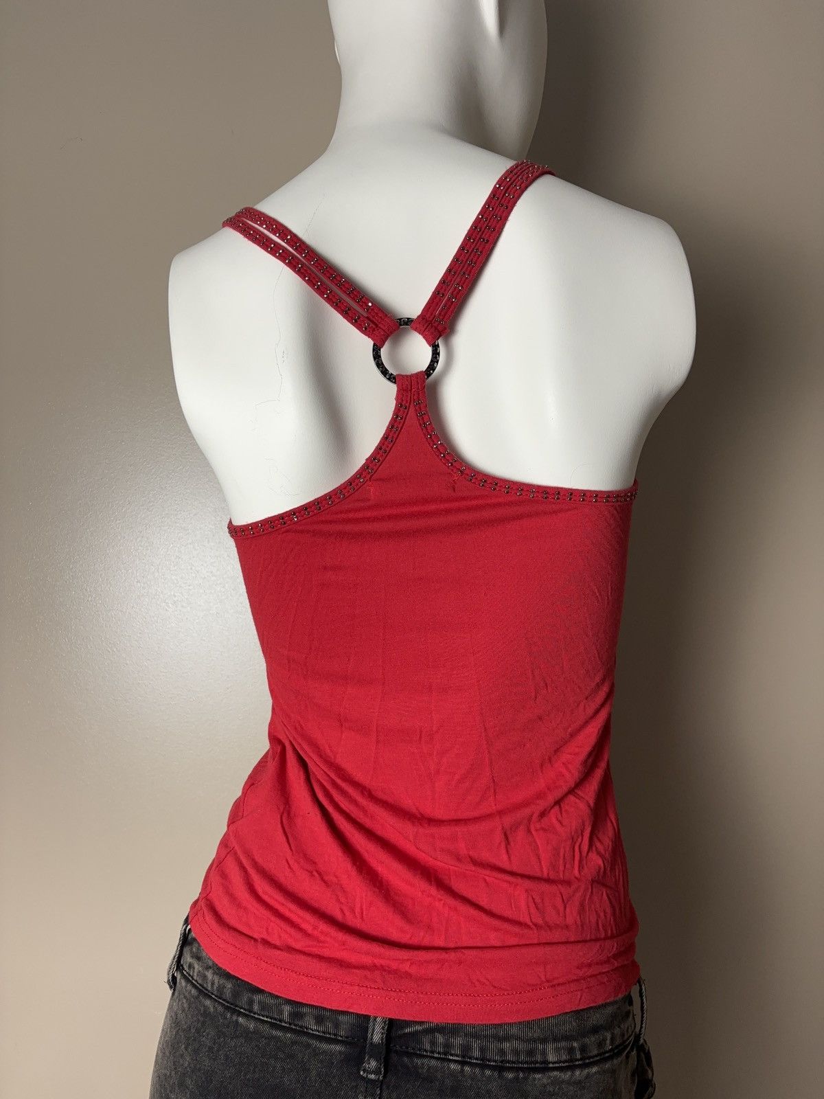 Japanese Brand × Vintage Glamour sexy red vintage tank top Size M / US 6-8 / IT 42-44 - 3 Thumbnail