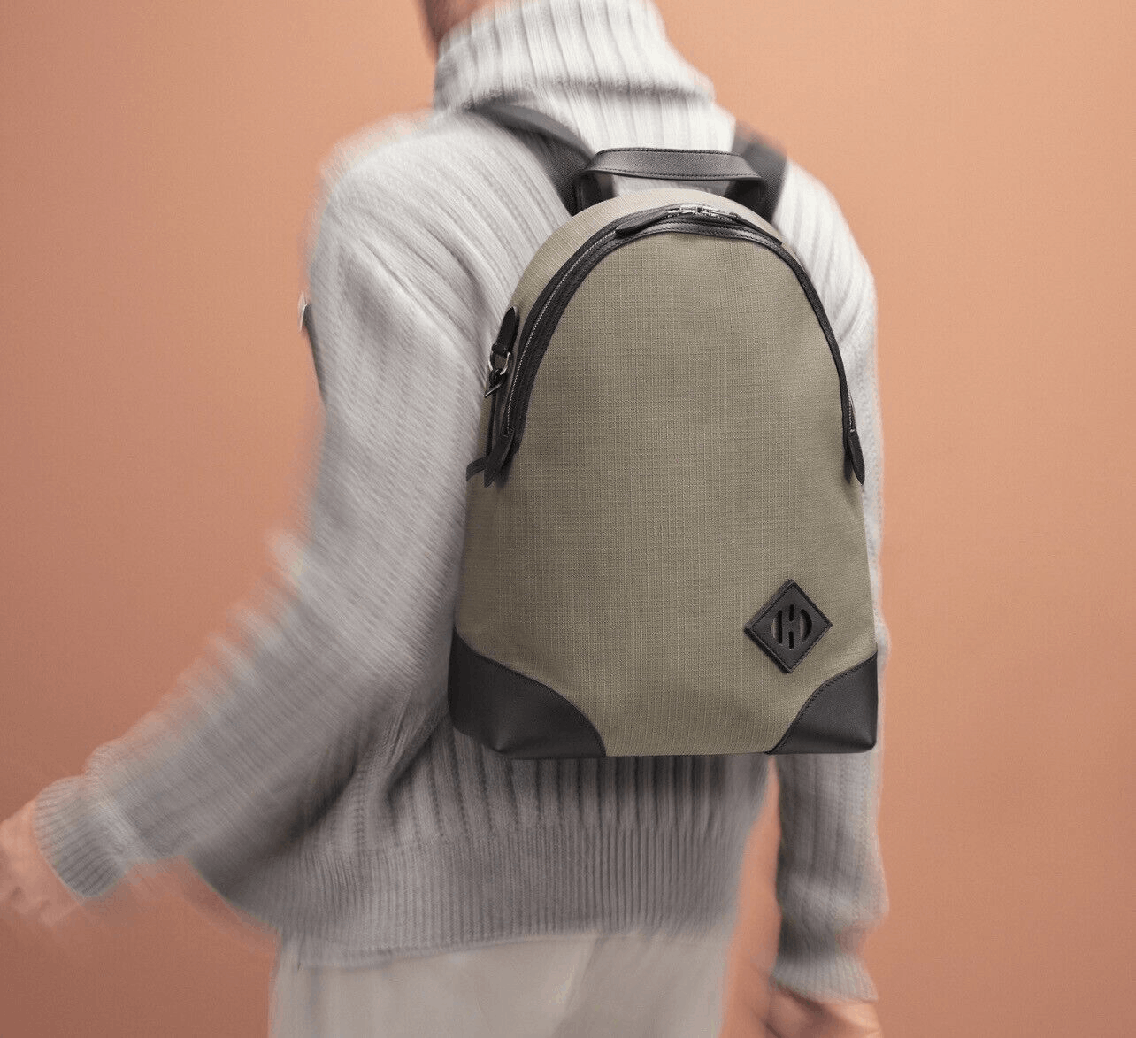 Hermes HERMES ALLBACK Bivouac Canvas Swift Calfskin Backpack $6700 Size ONE SIZE - 11 Thumbnail