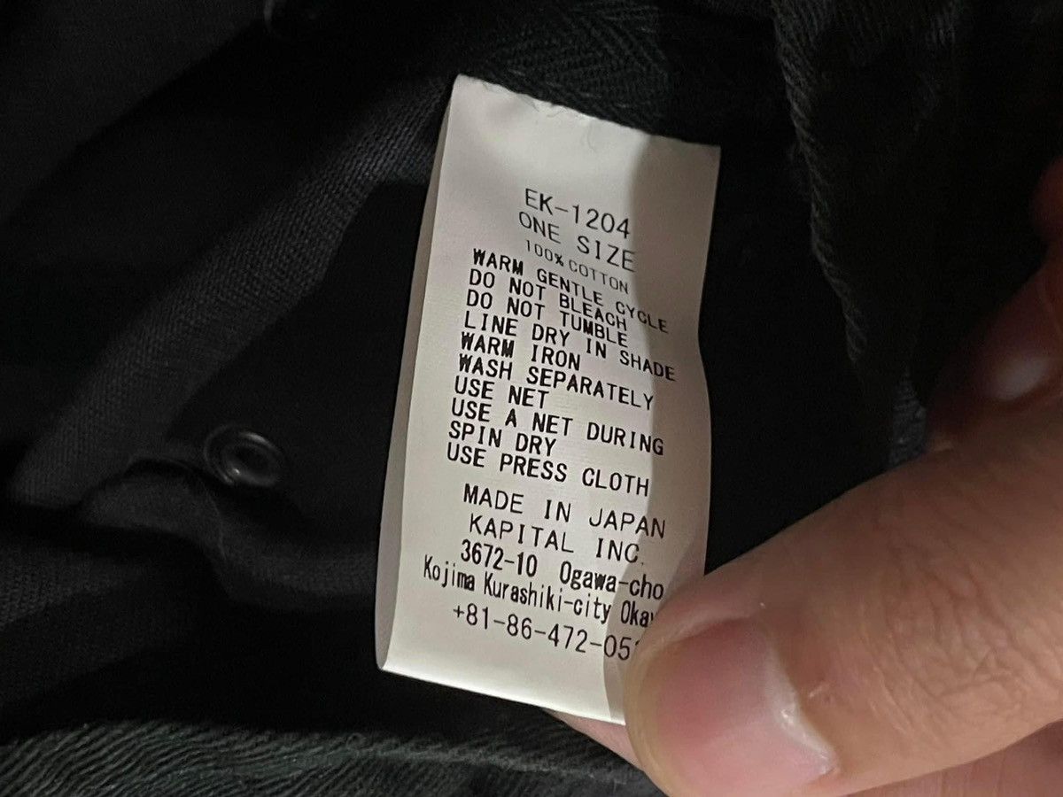 Kapital Kapital Black Bucket hat Size ONE SIZE - 8 Thumbnail