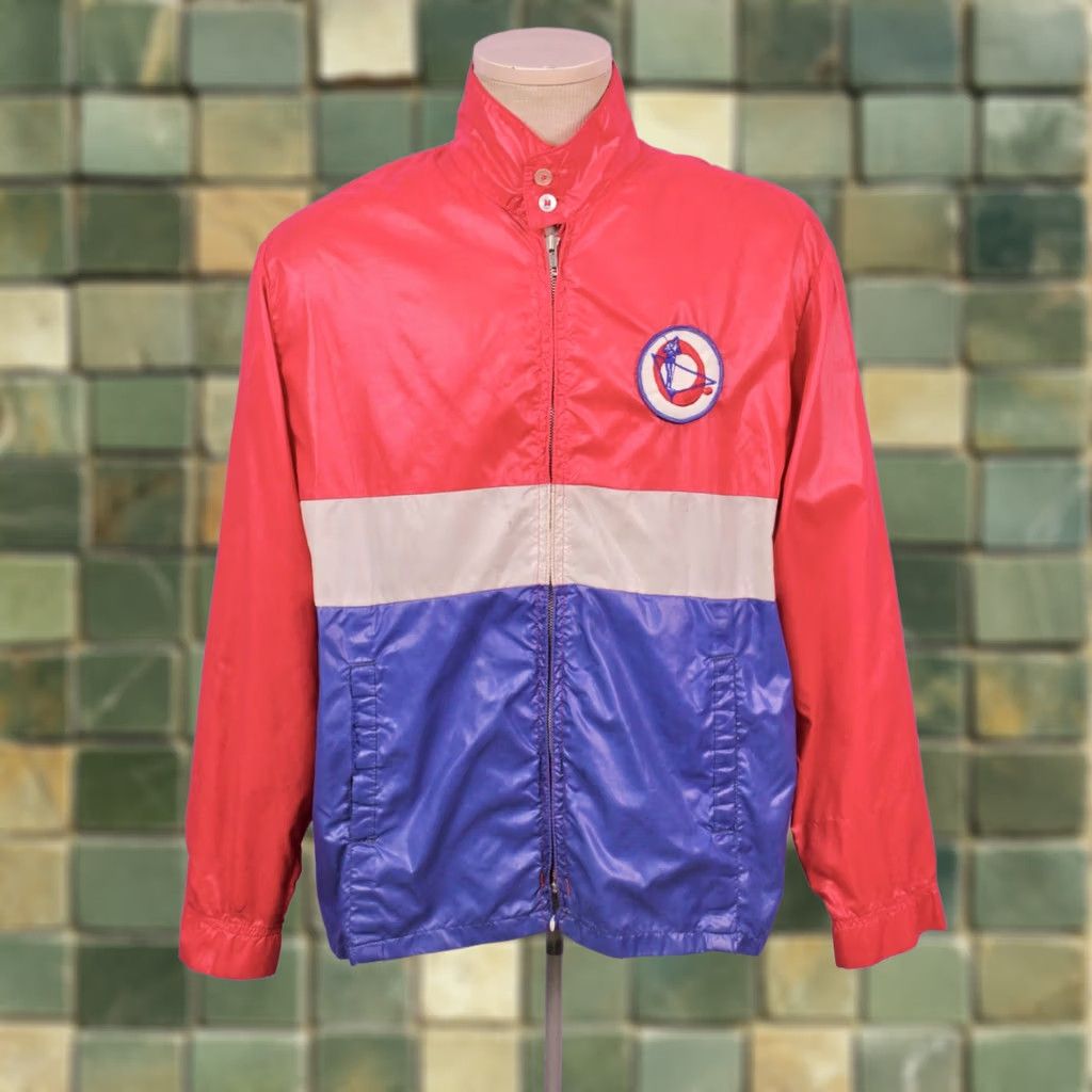 Vintage VINTAGE Swingster 60s 70s Nylon O'Brien Waterskiing Jacket Red L Size US L / EU 52-54 / 3 - 1 Thumbnail
