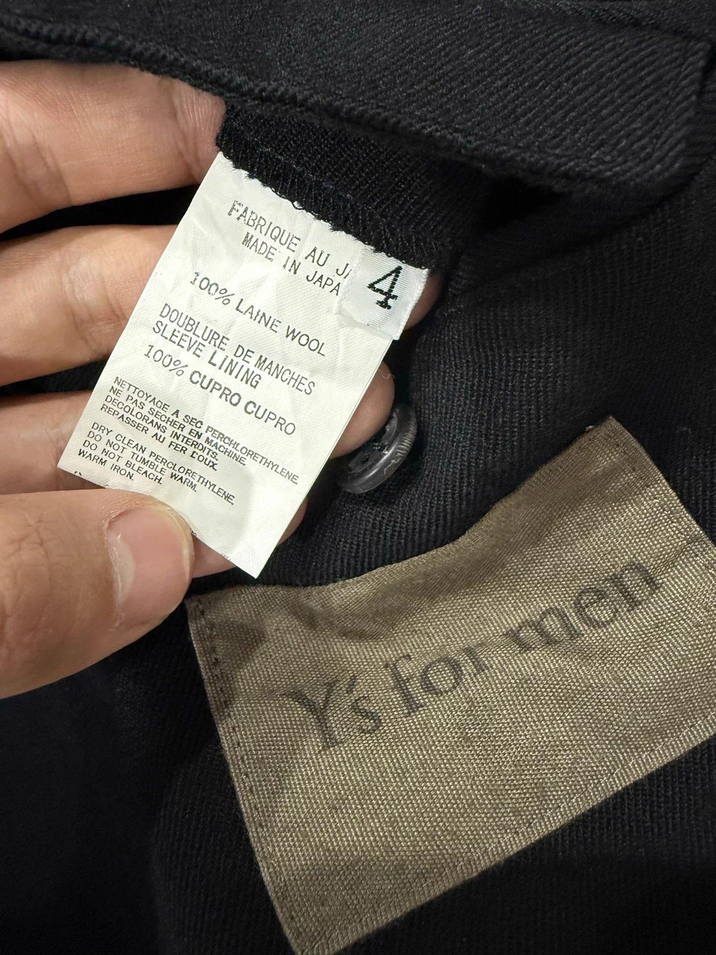 Yohji Yamamoto Yohji Yamamoto Y's for Men Wool Suit Kiko Kostadinov Style Size 54L - 6 Thumbnail