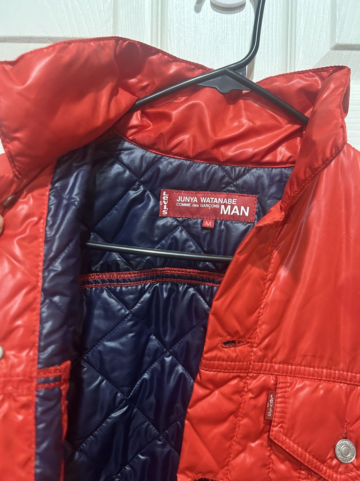 Comme des Garcons × Junya Watanabe × Levi's Levi’s CDG Junya Quilted Trucker Jacket Size US M / EU 48-50 / 2 - 4 Thumbnail