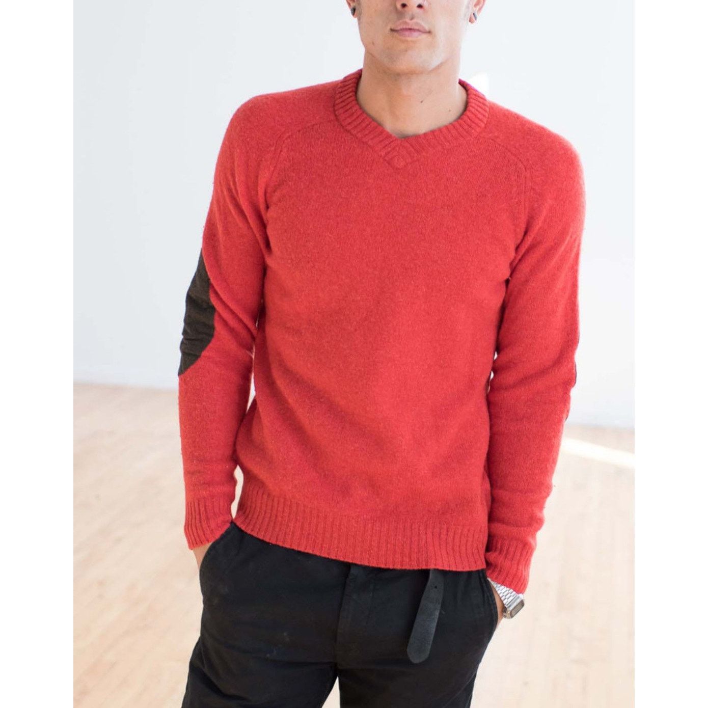 Woolrich Woolen Mills Woolrich - Wool sweater / XL / Orange Size US XL / EU 56 / 4 - 1 Thumbnail